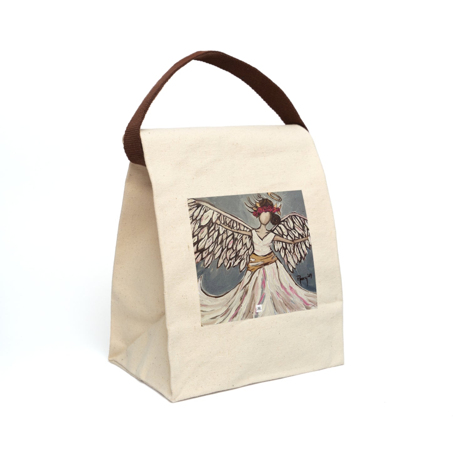 Angel Rising Canvas Lunch Bag With Strap