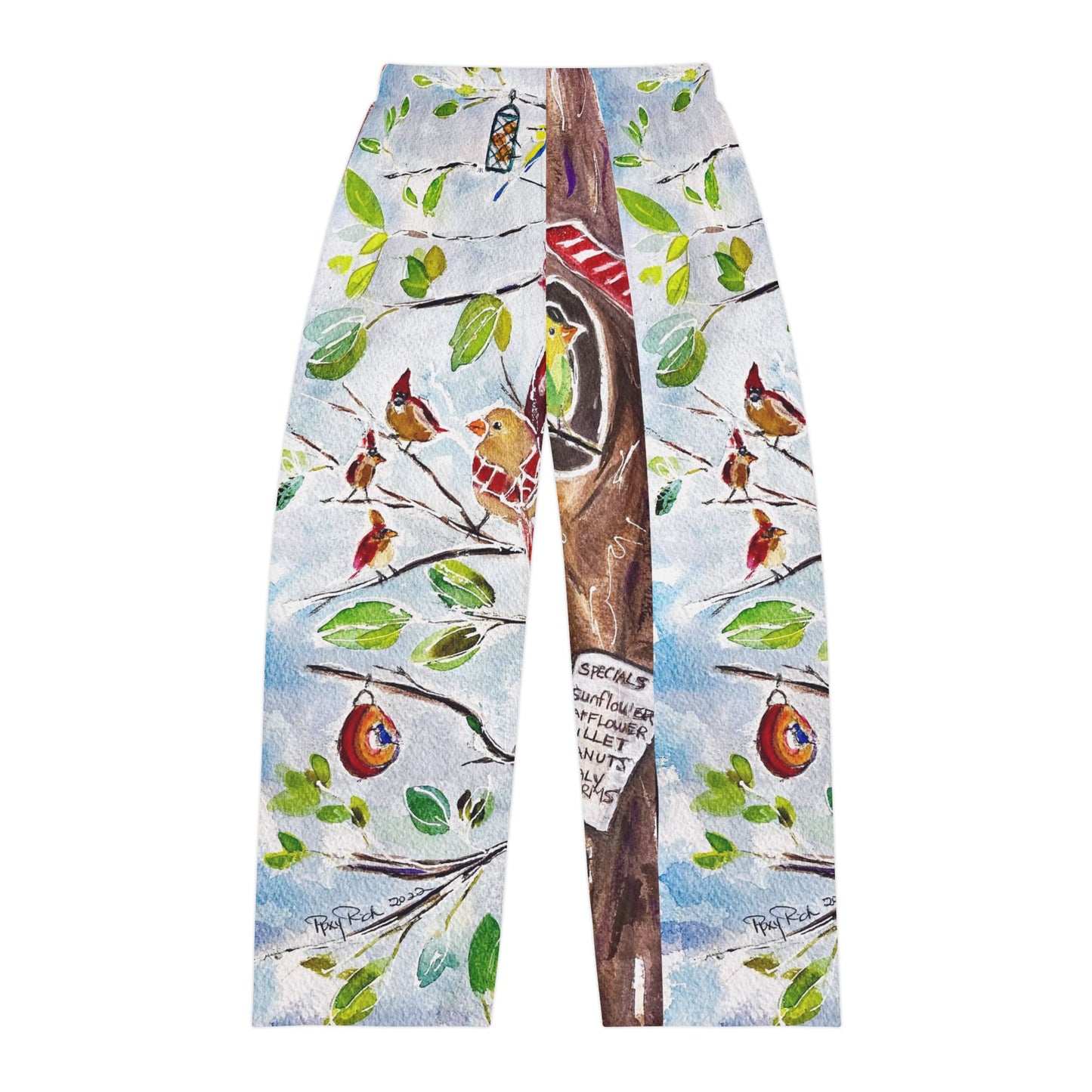 Men's Pajama Pants - Party of Five (Cardinals at Bird Restaurant)