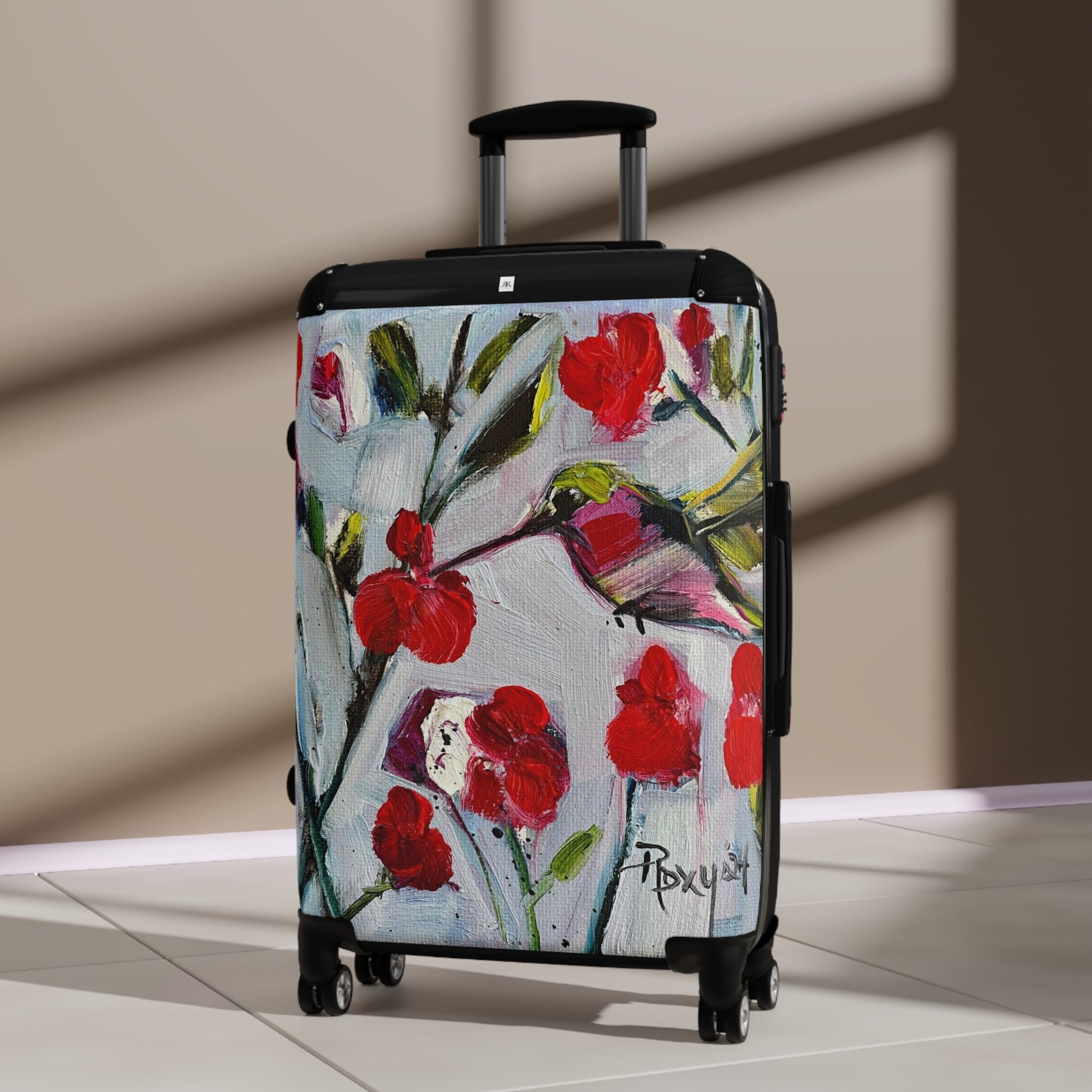 Hotlips Hummingbird Carry on Suitcase (Choose from 3 sizes)