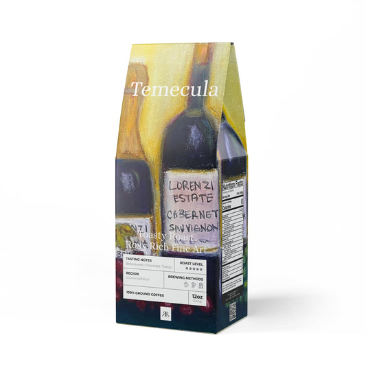 Lorenzi Estate Wine and Roses- Temecula- Toasty Roast Coffee 12.0z Bag