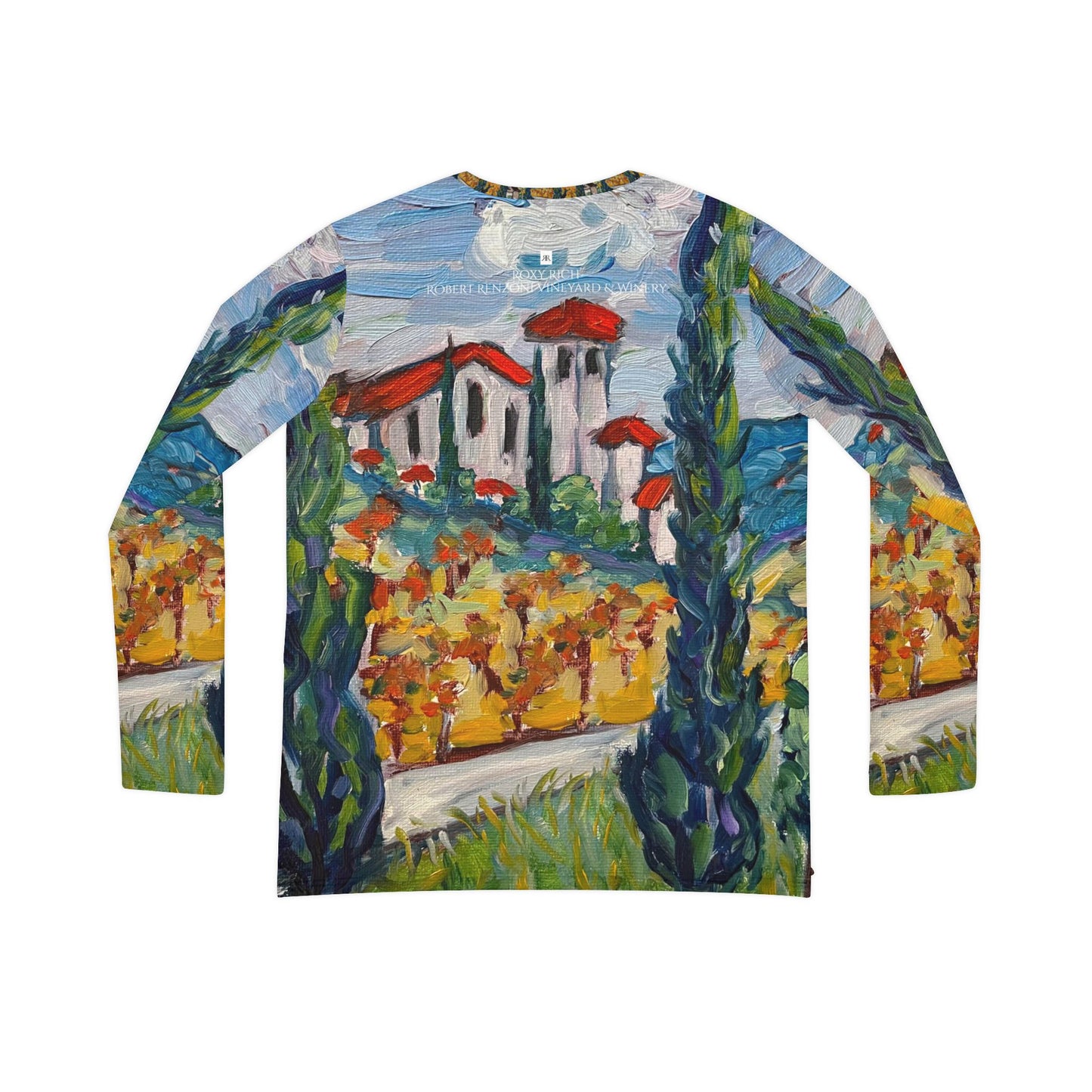 Long Sleeve Shirt- Robert Renzoni Vineyard and Winery Temecula - V-neck Women's