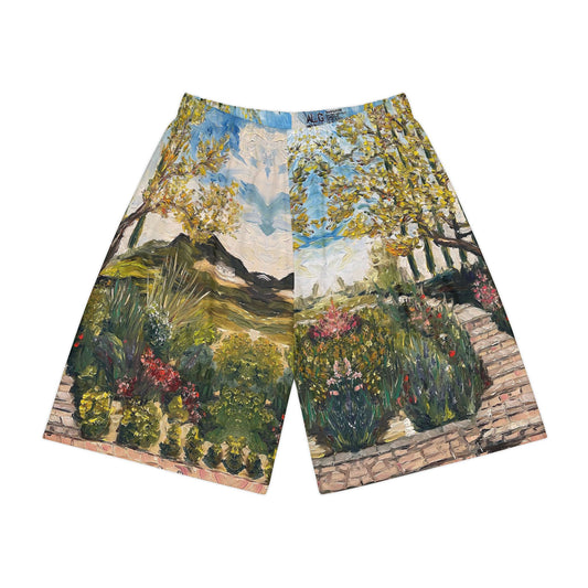 Men’s Sports Shorts - Tree and Garden-GBV