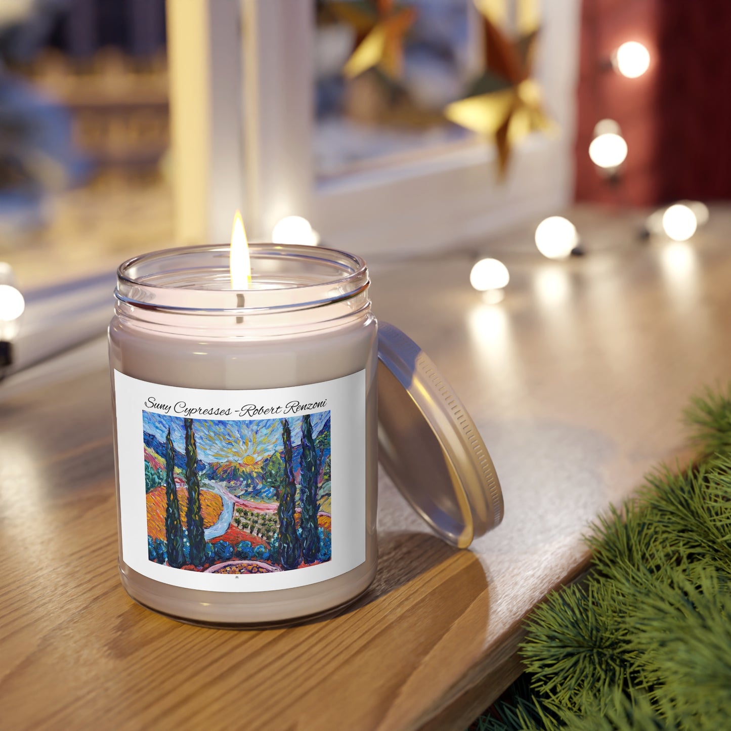 Scented Candle 9oz-Sunny Cypresses-Robert Renzoni Winery