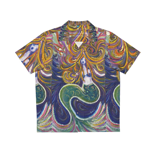 The Screaming Siren aka Mermaid Men's Hawaiian Shirt