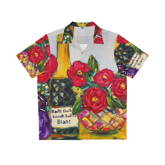 Men's Hawaiian Shirt- French Bubbles