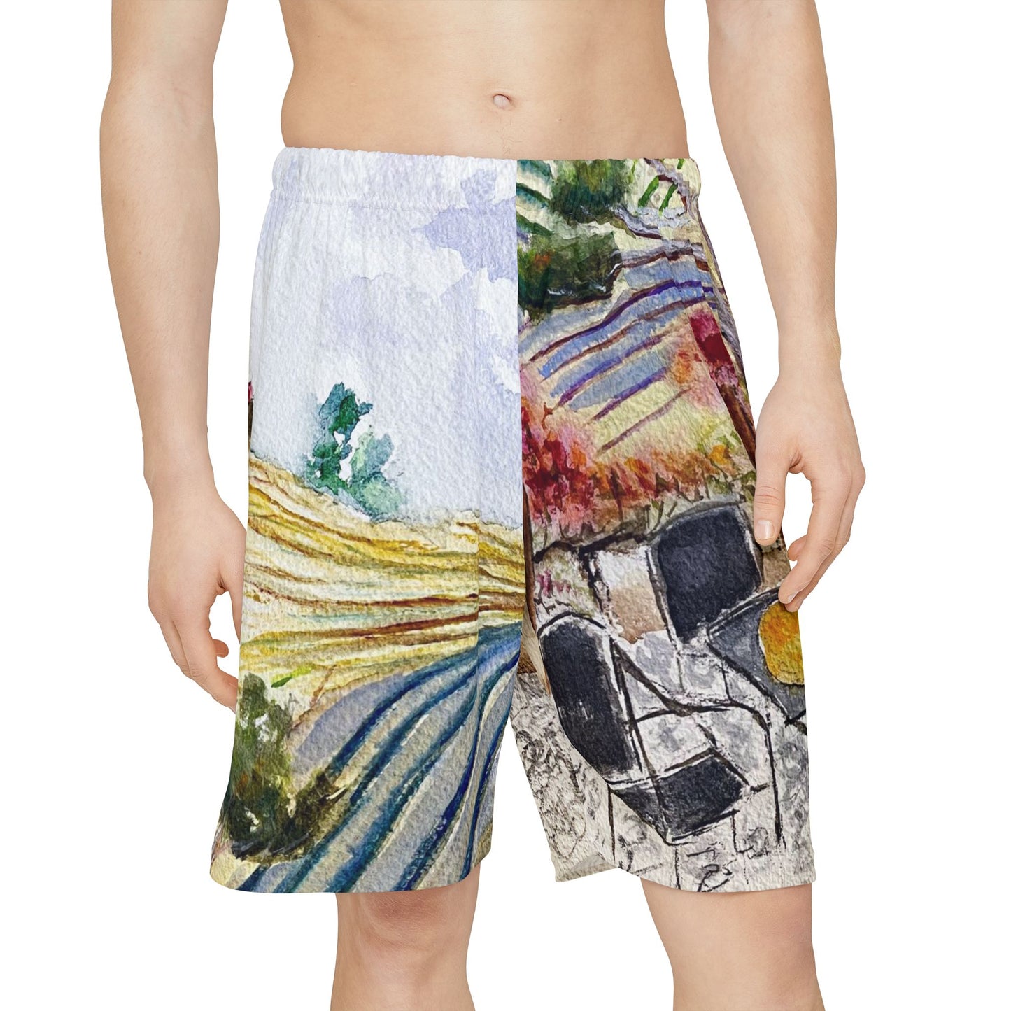 Men’s Sports Shorts - Patio View at GBV