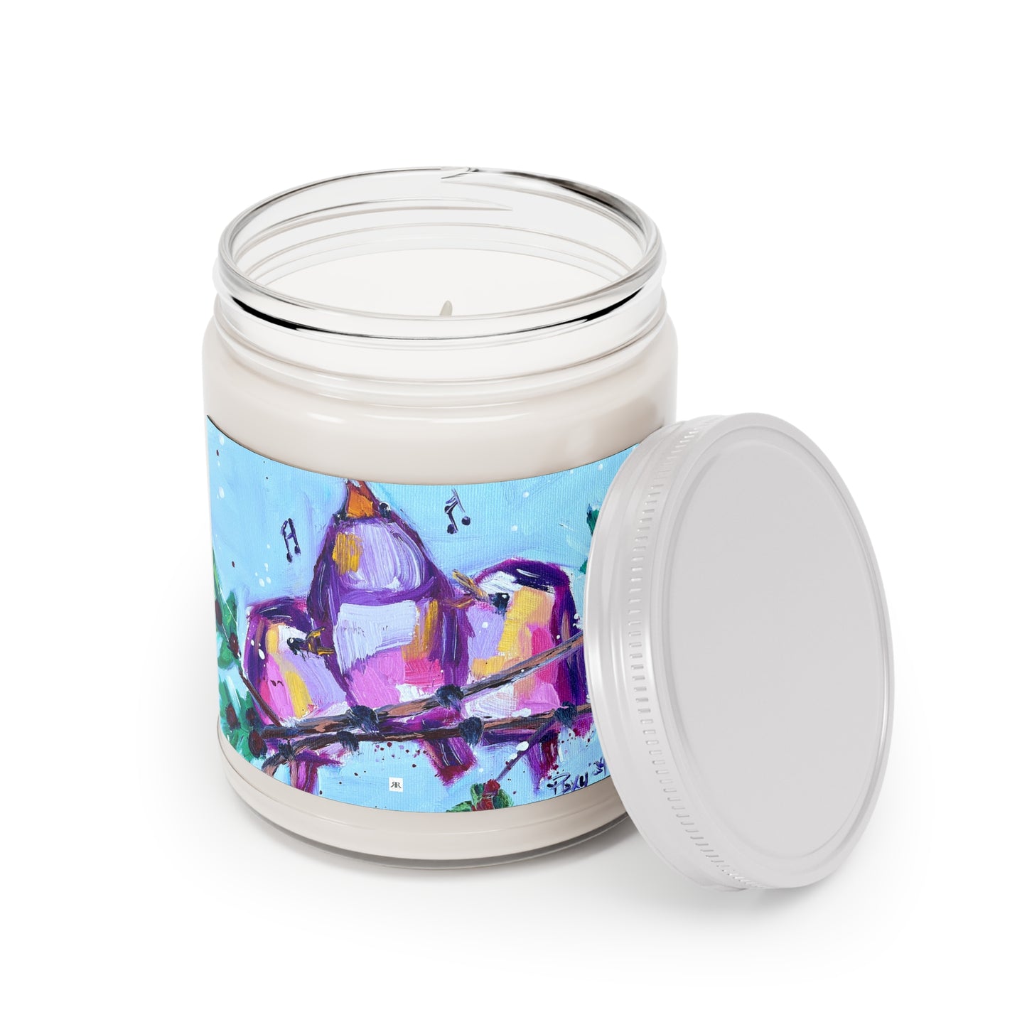 Scented Candle 9oz-Fa la la -Winter Birds Singing