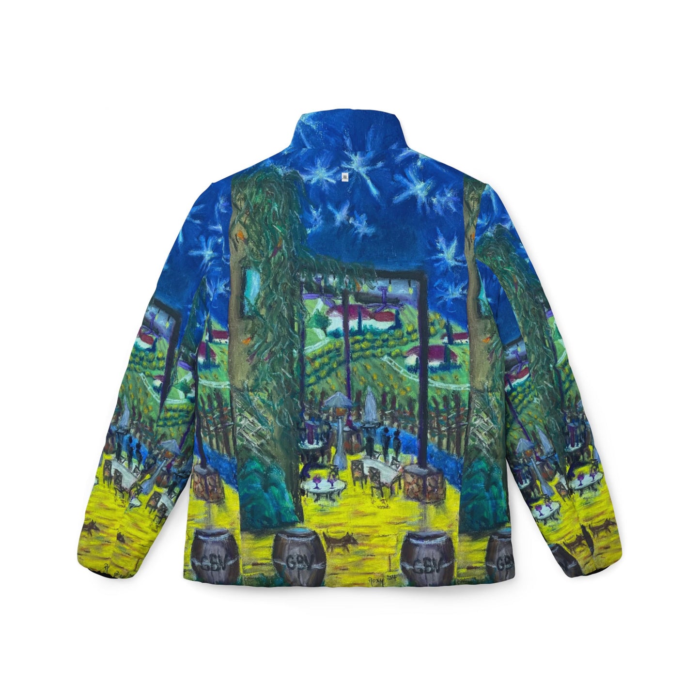 Women's Puffer Jacket - Roxy Rich Fine Art -Twilight in Temecula-GBV