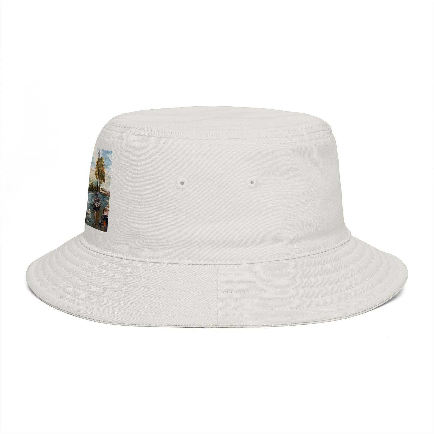 Roxy Rich Fine Art  Harbor Sail- Bucket Hat — Stylish Durable Travel Hat