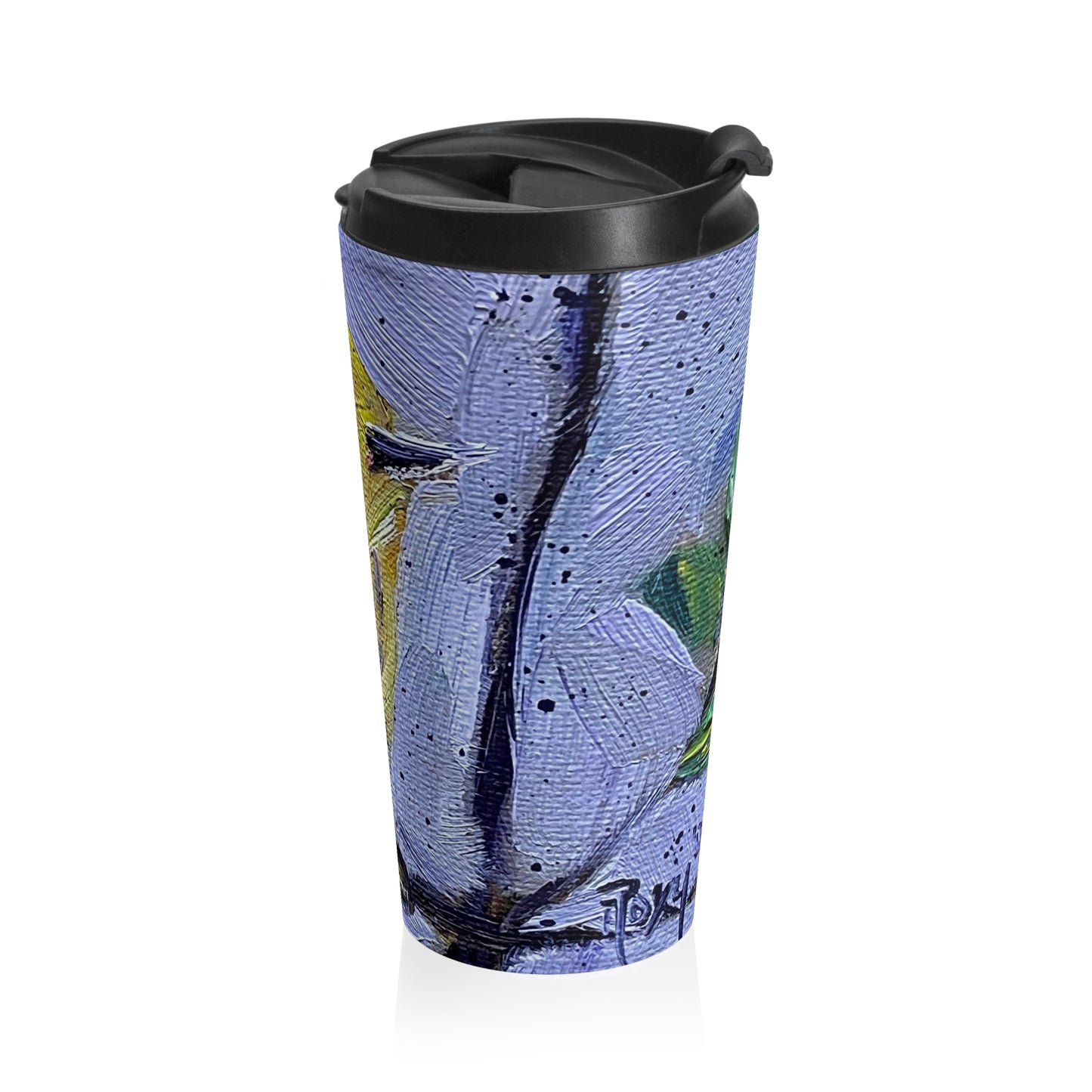 Yellow Warbler Stainless Steel Travel Mug