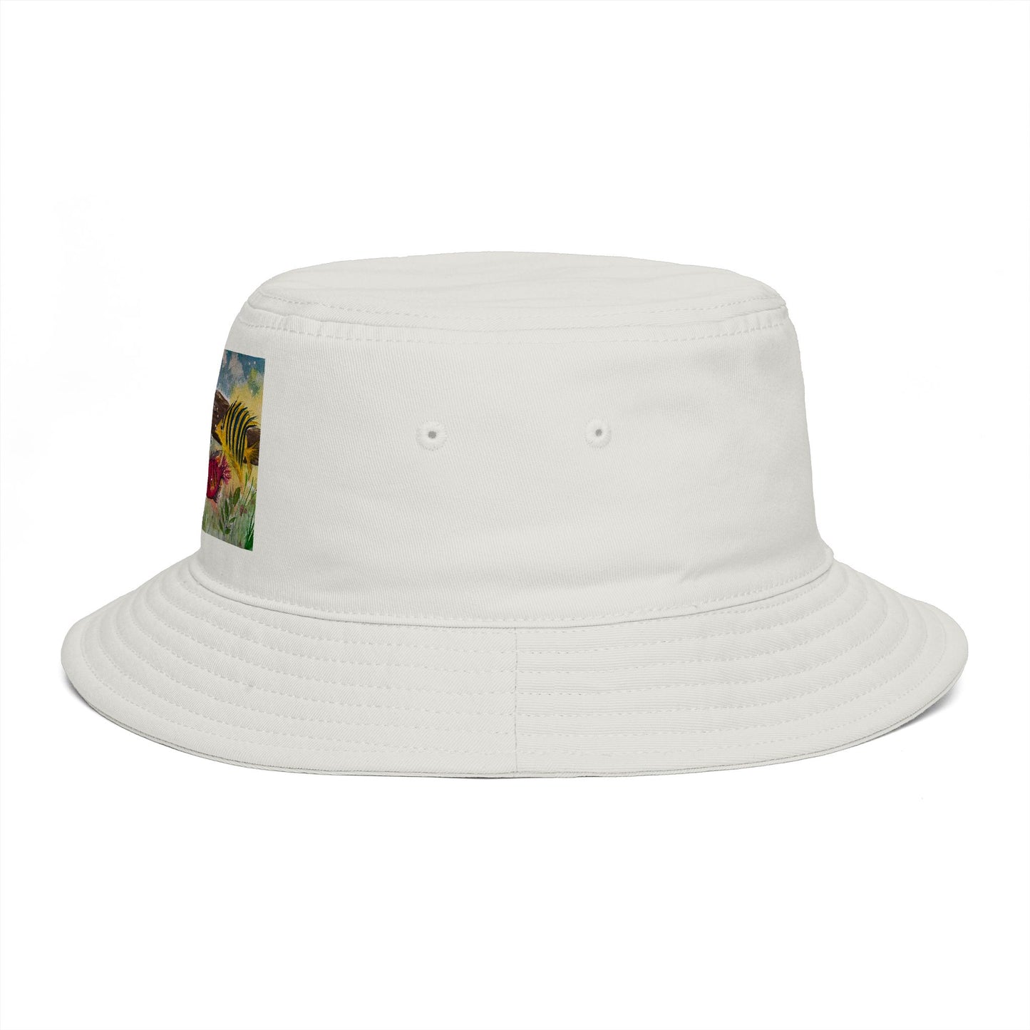 Roxy Rich Fine Art-Colorful Fish - Stylish Durable Bucket Hat