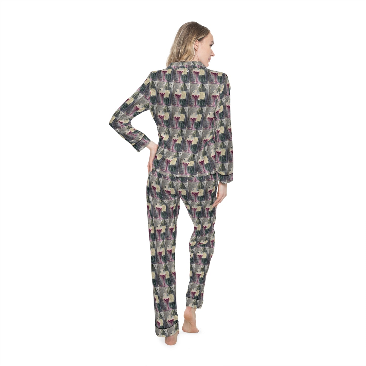 Satin Pajamas - GBV Wine and Clique Glass