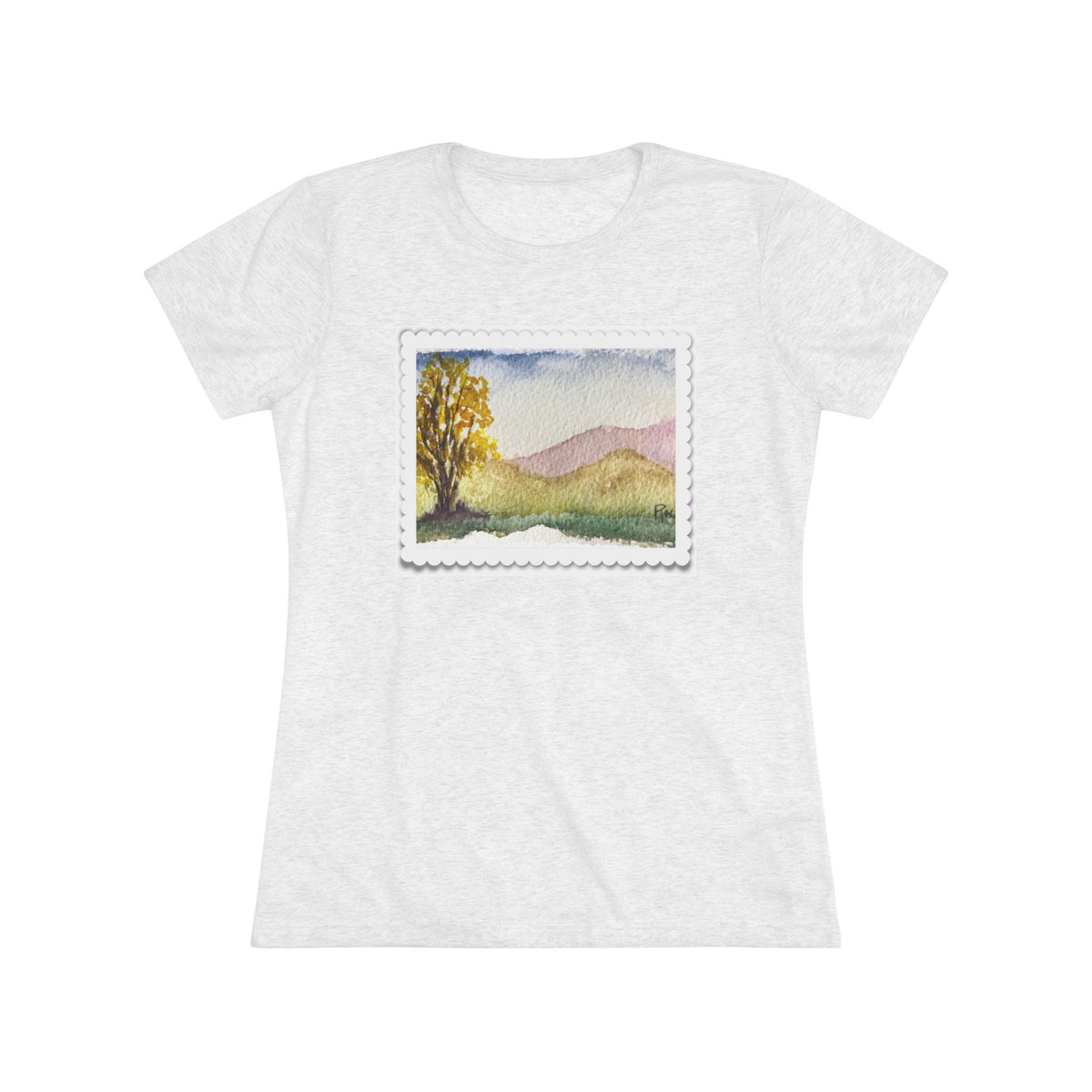 Cottonwood- Women's fitted Triblend Tee  tee shirt
