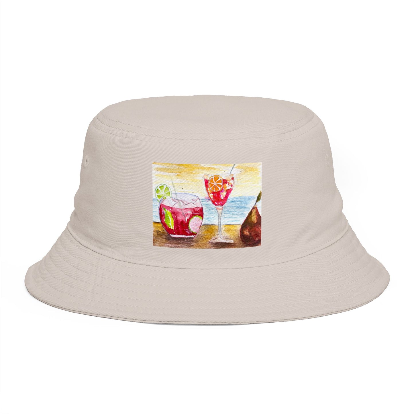 Roxy Rich Fine Art Summer Cocktails - Stylish Durable Bucket Hat