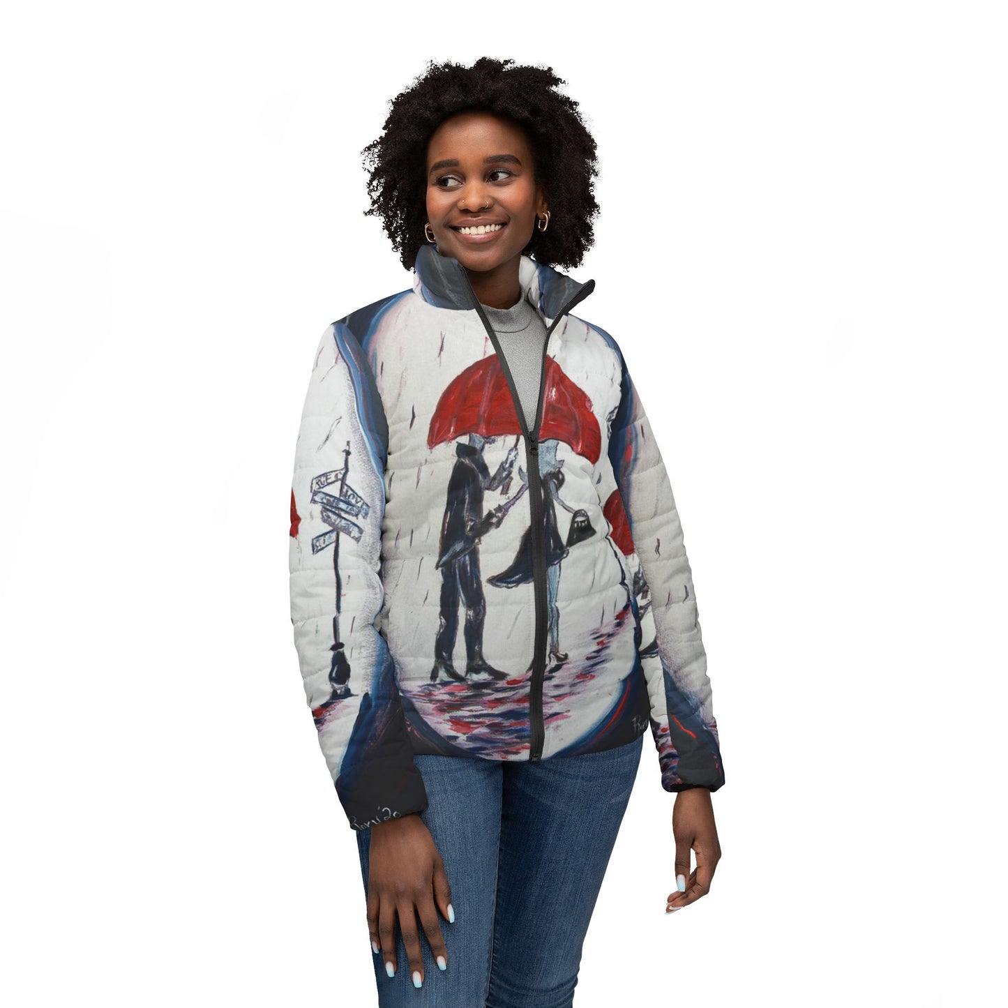 Women's Puffer Jacket - Roxy Rich Fine Art -The Gentleman-Paris Couple