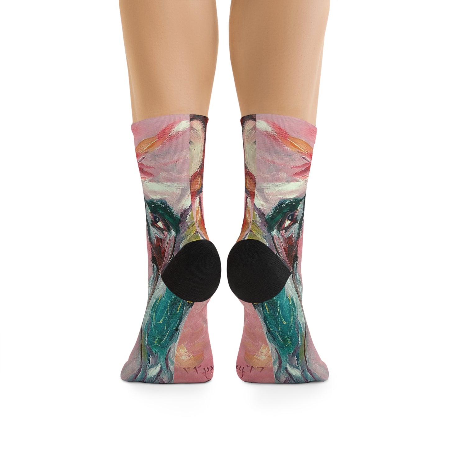 Abstract Hummingbird  Socks