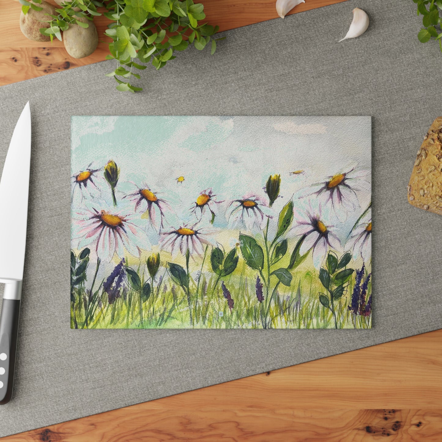 Daisy Meadow Cutting Board