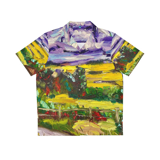 Men's Hawaiian Shirt- Solitude Churchill-Cotswolds