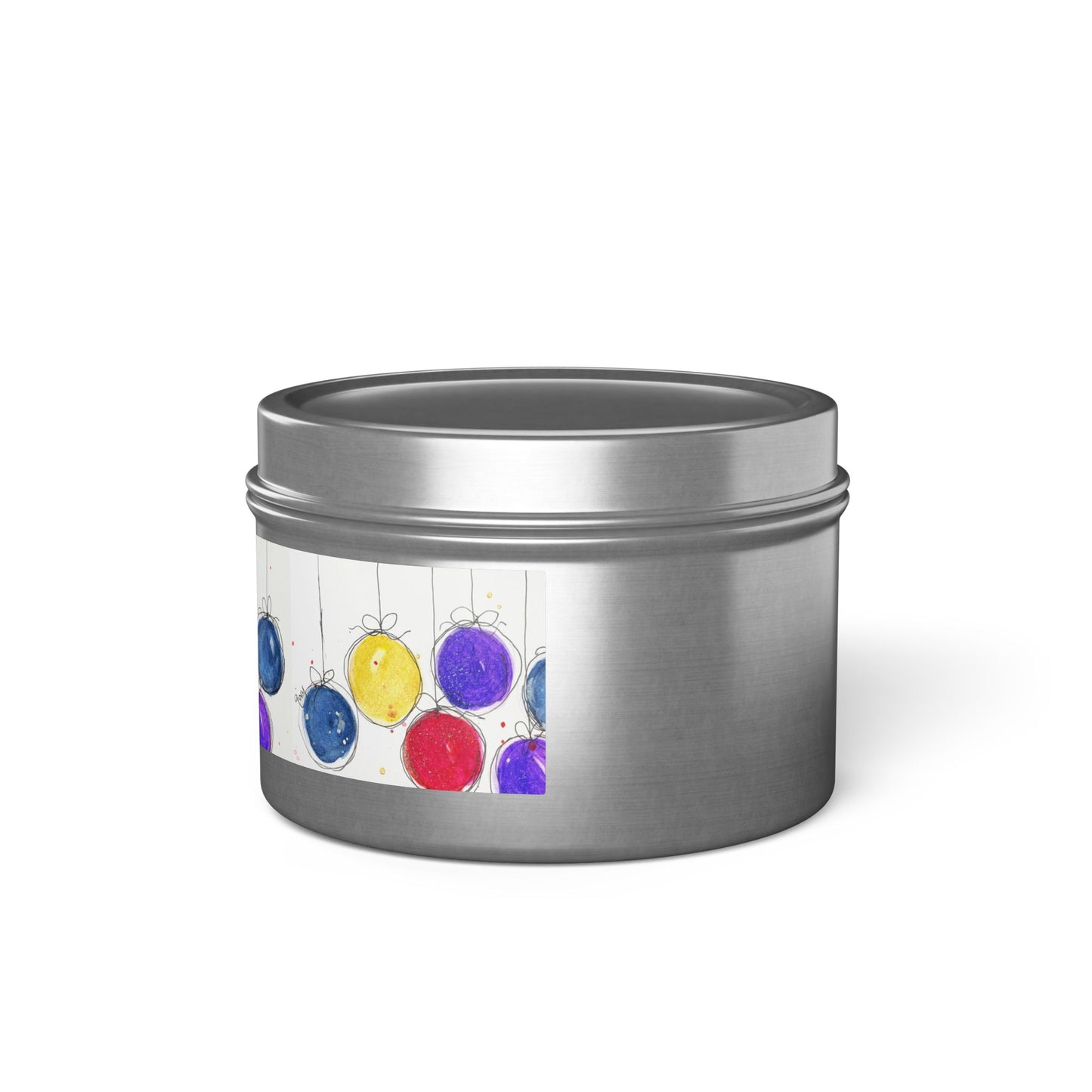 Tin Candle-Christmas Balls