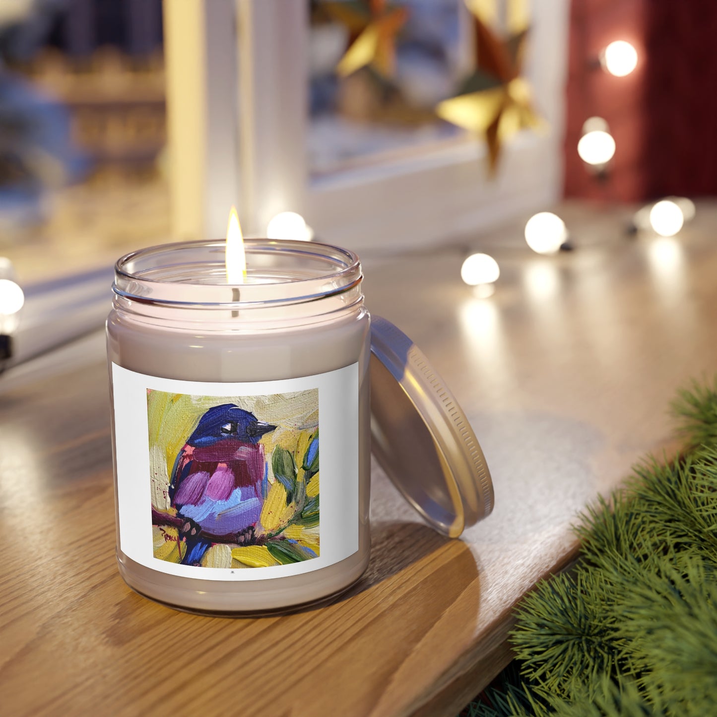 Scented Candle 9oz-Blissful Bluebird