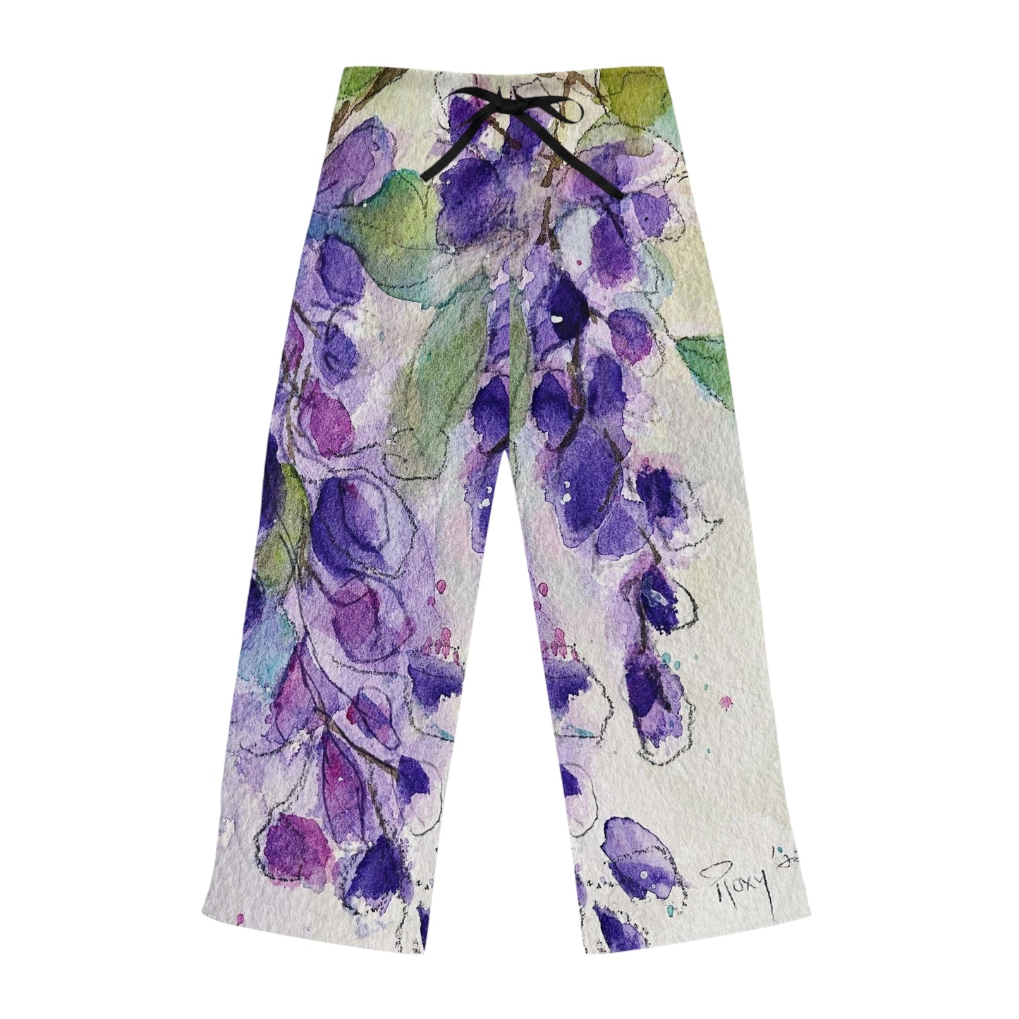 Pajama Pants - Purple Wisteria- Women's Pajama Pants