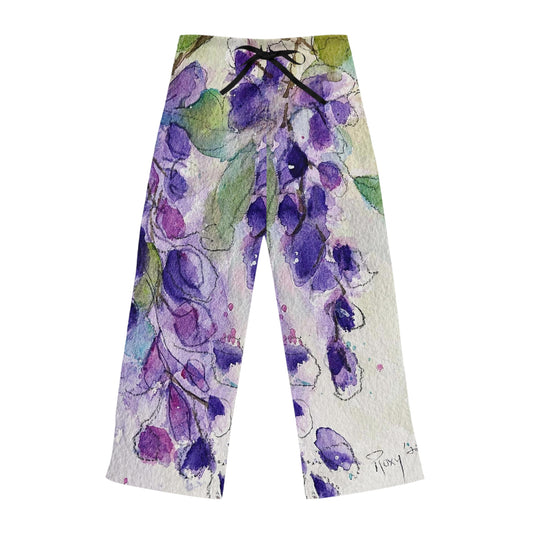 Pajama Pants - Purple Wisteria- Women's Pajama Pants