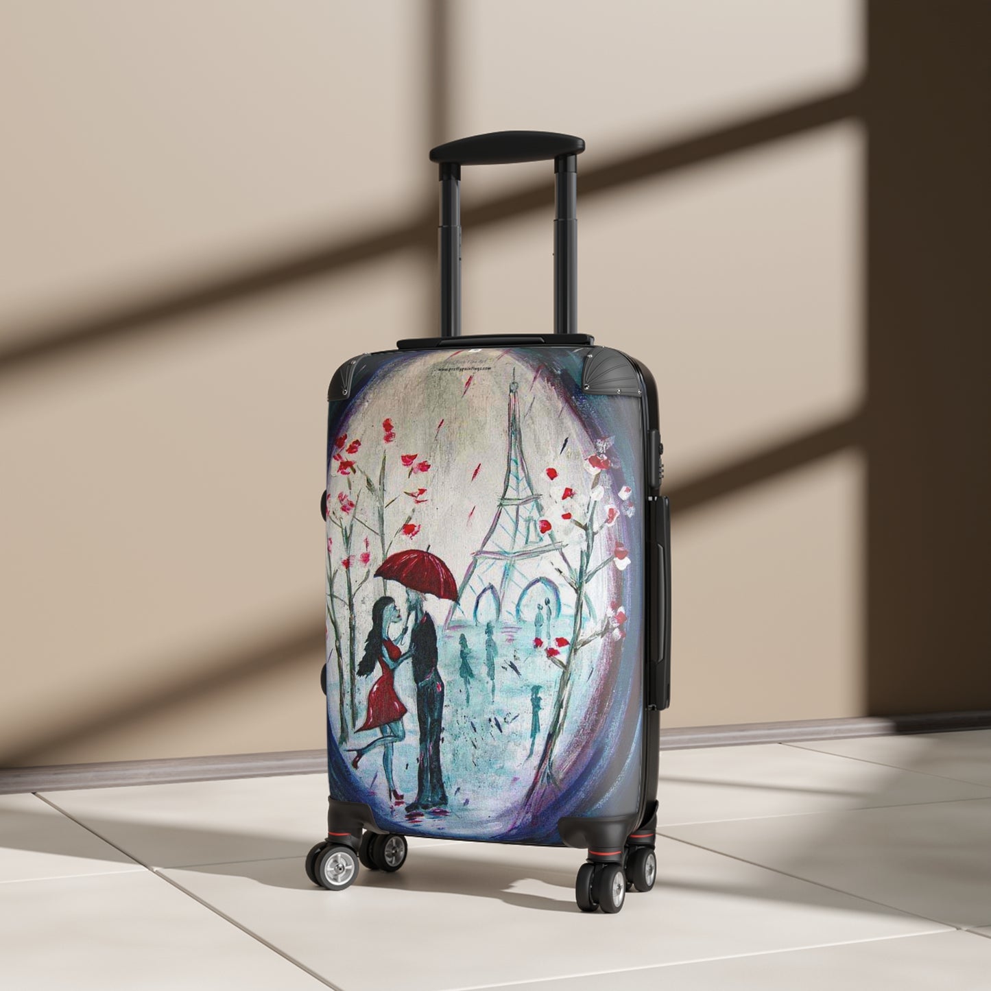 "I only have eyes for you" Carry on Suitcase (three sizes)