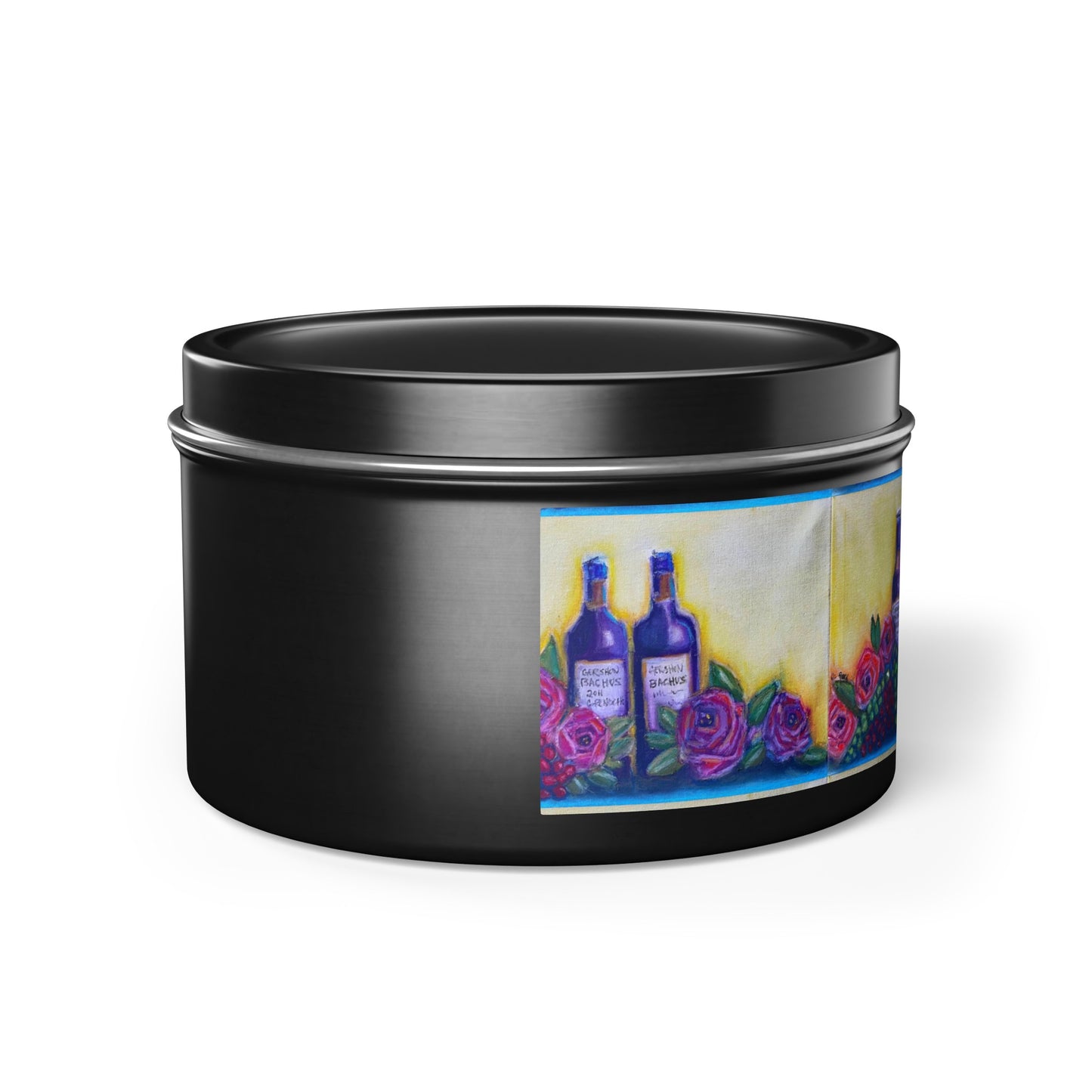 GBV Wine and Roses Tin Candle