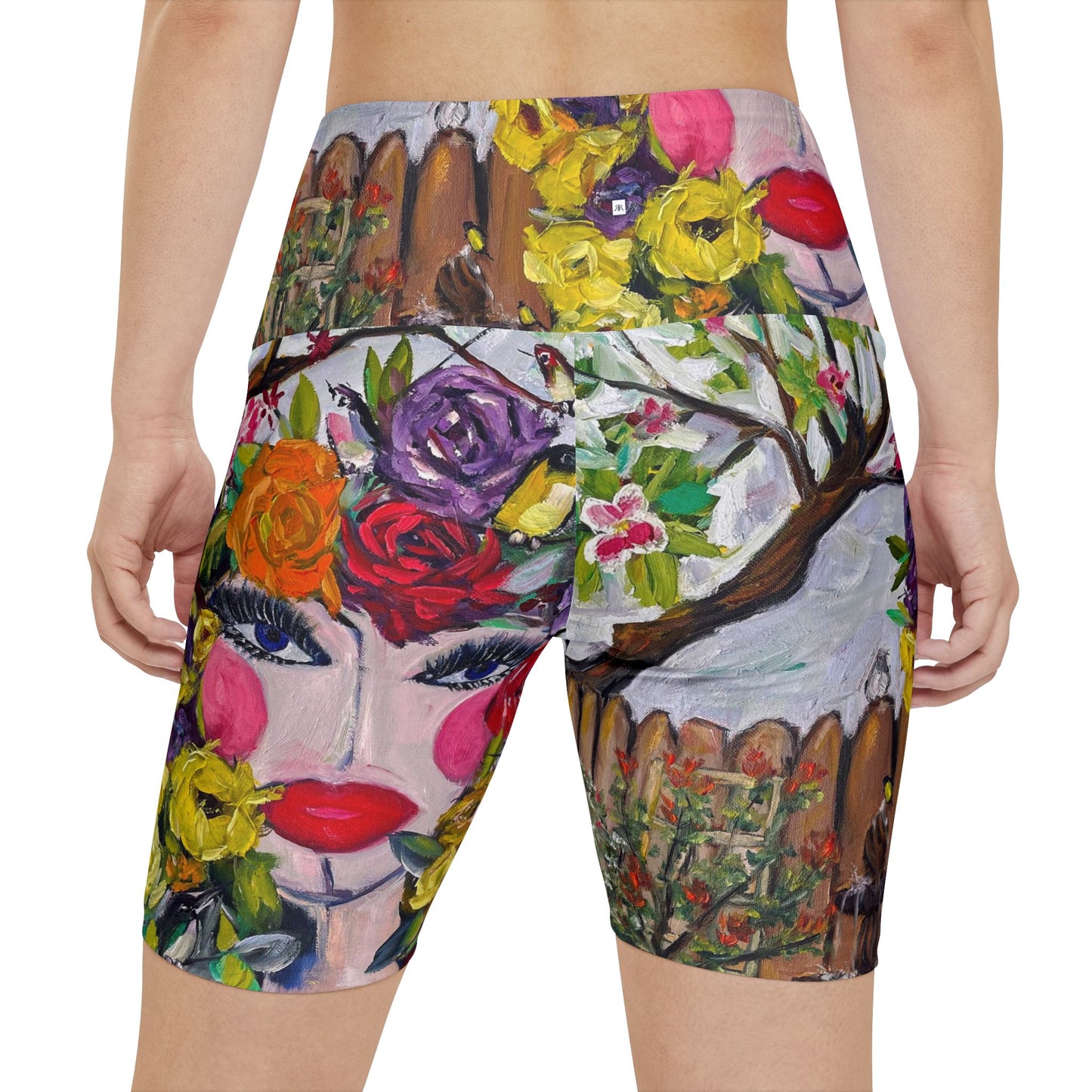 Women's Workout Shorts - Garden Goddess