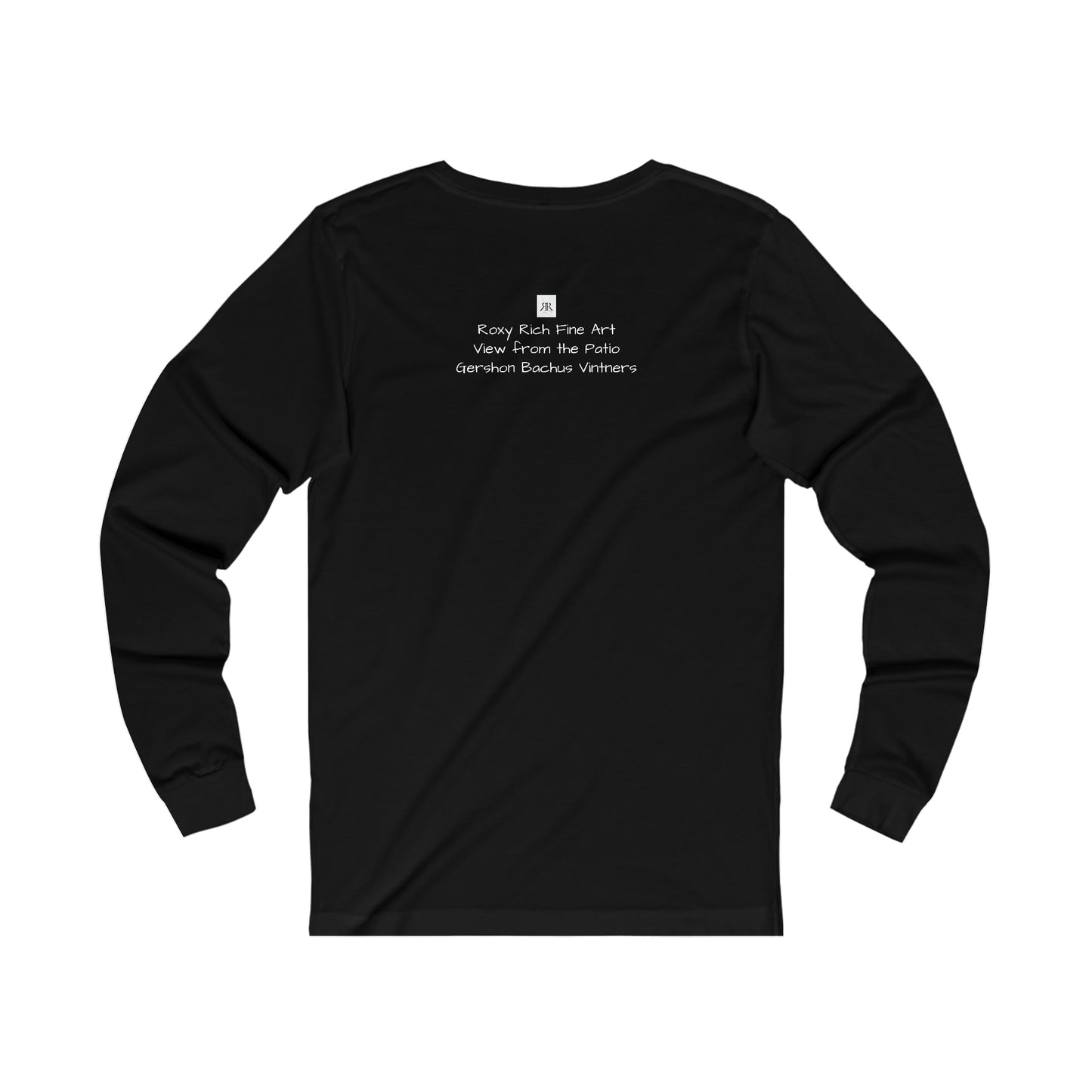 View from the Patio at GBV Unisex Jersey Long Sleeve Tee