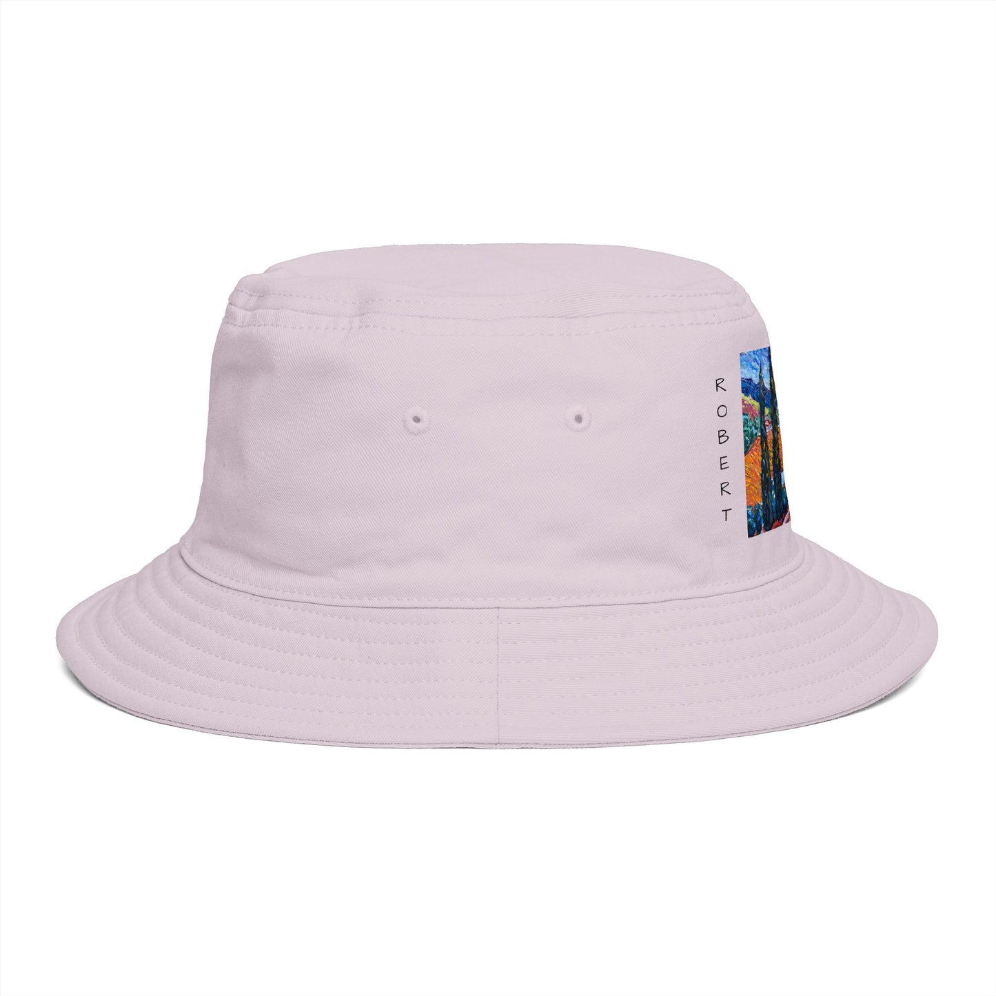 Roxy Rich Fine Art  Sunny Cypresses at Robert Renzoni - Bucket Hat — Stylish Durable Travel Hat