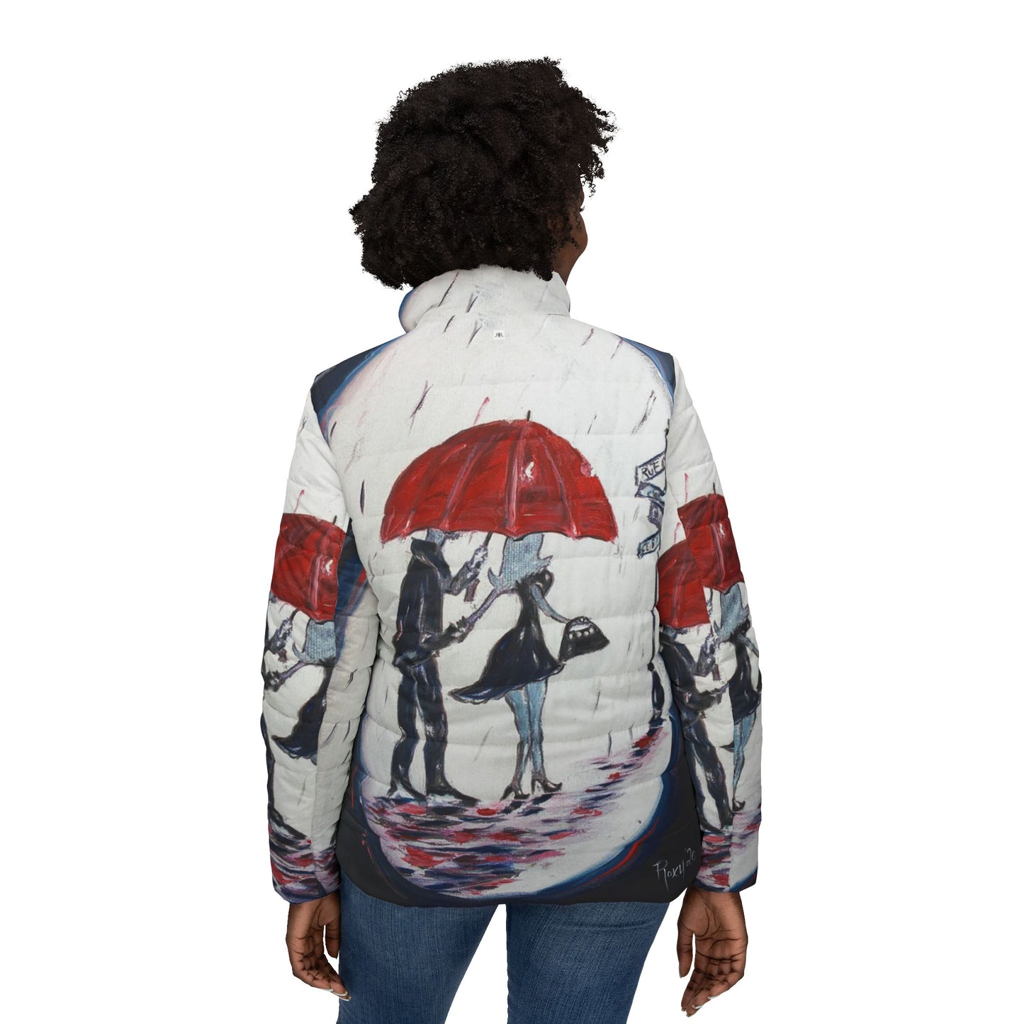 Women's Puffer Jacket - Roxy Rich Fine Art -The Gentleman-Paris Couple