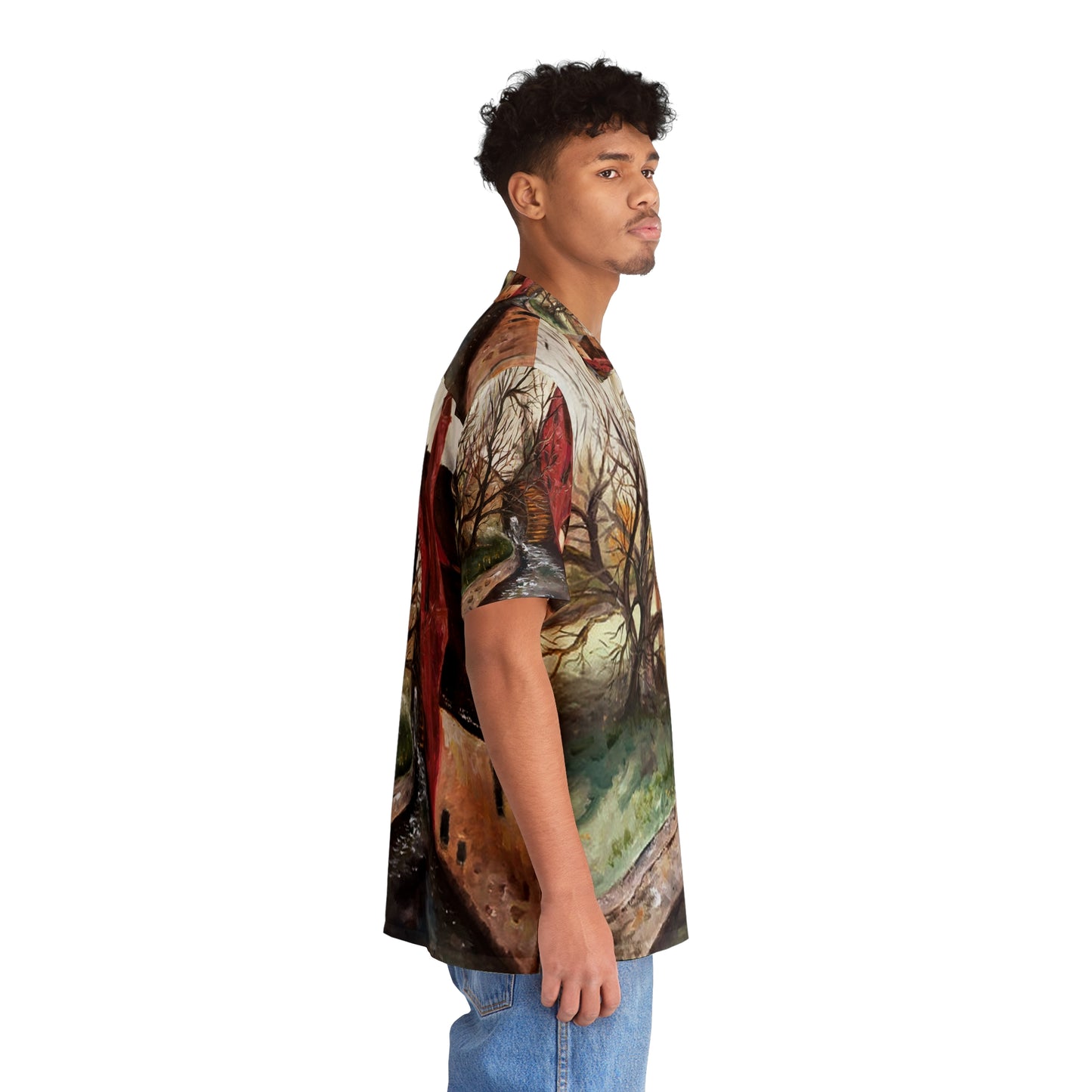 The Old Mill (Lower Slaughter-Cotswolds) Men's Hawaiian Shirt