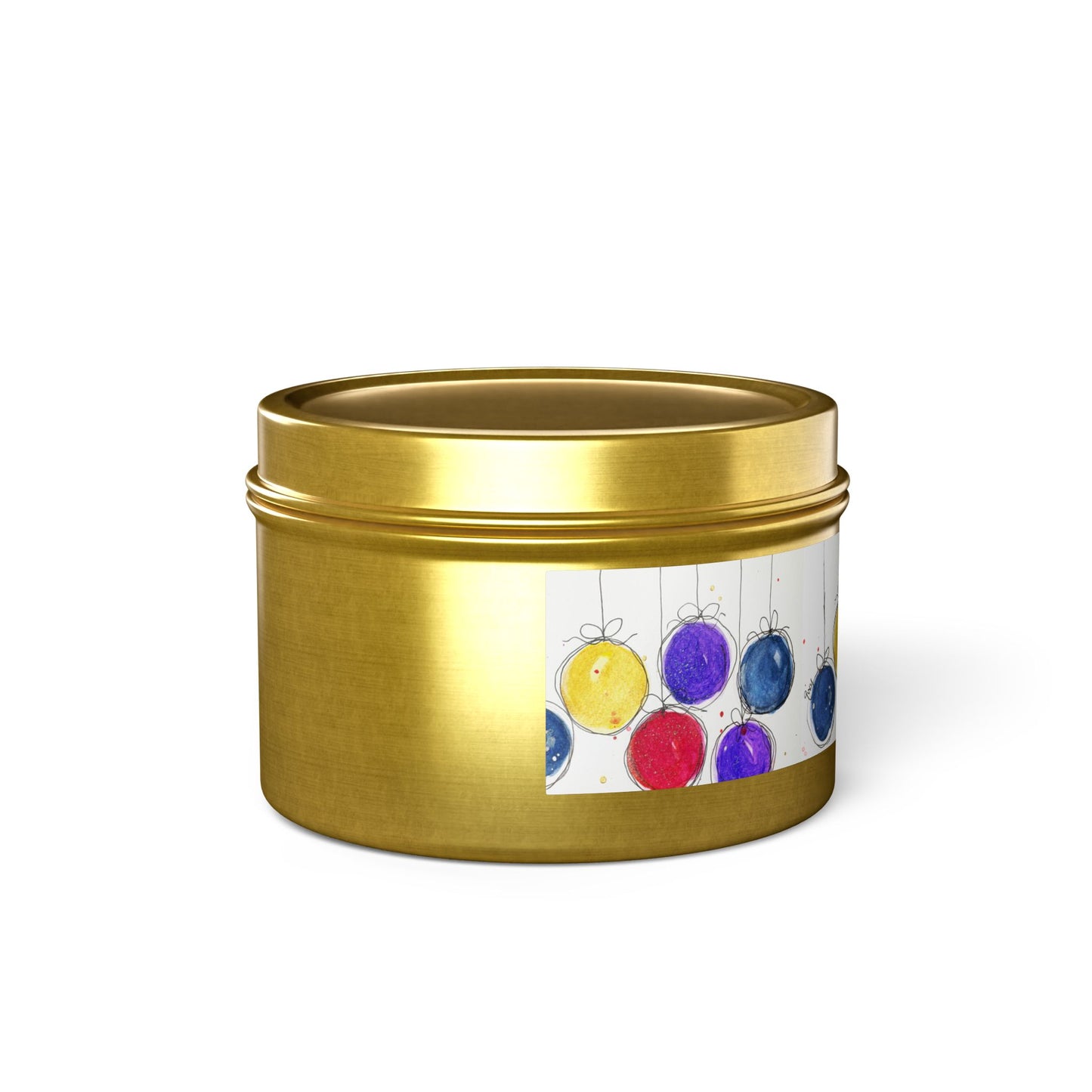 Tin Candle-Christmas Balls