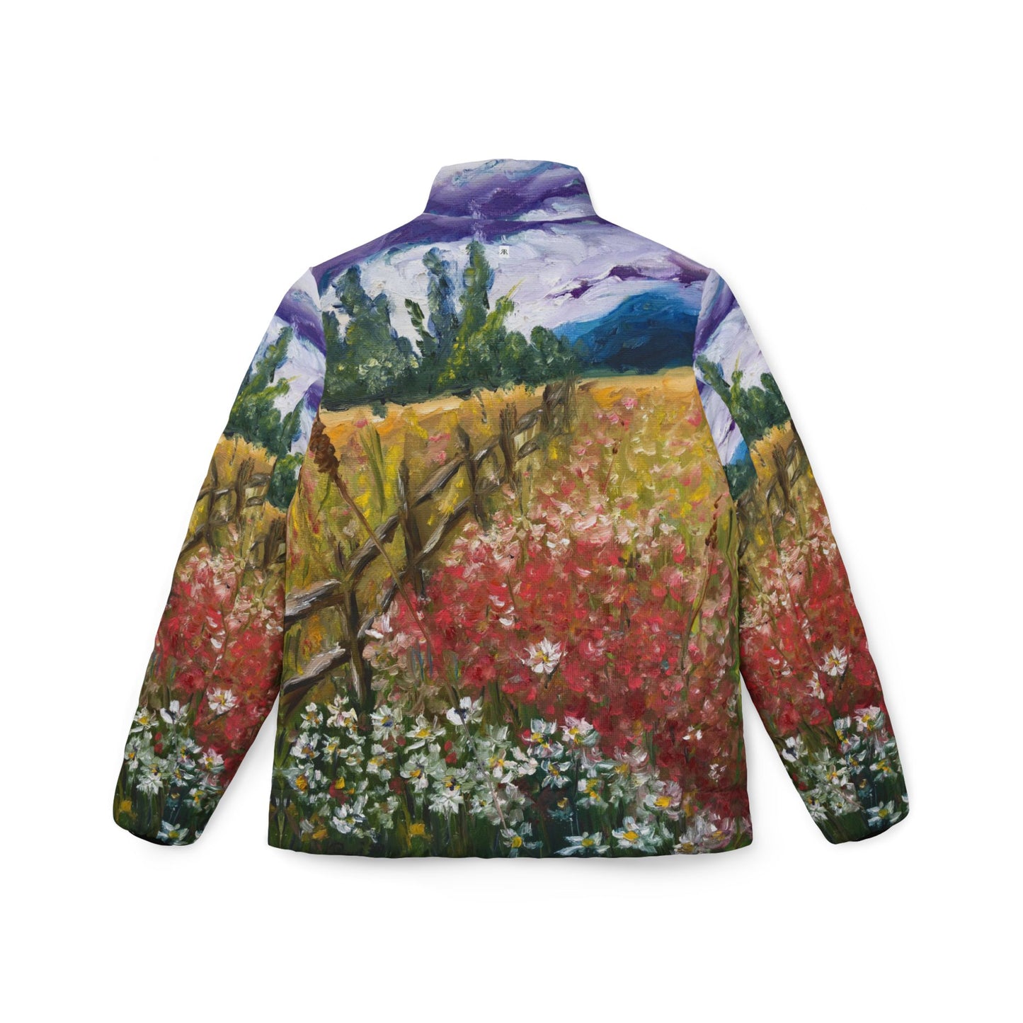 Women's Puffer Jacket - Roxy Rich Fine Art -French Countryside