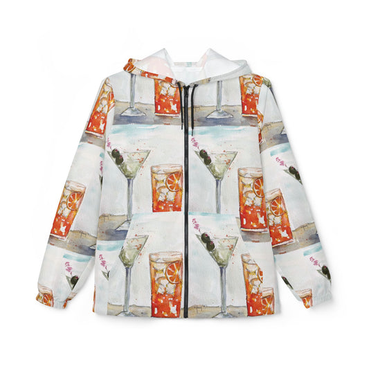 Lightweight Windbreaker Jacket — Beach Cocktails