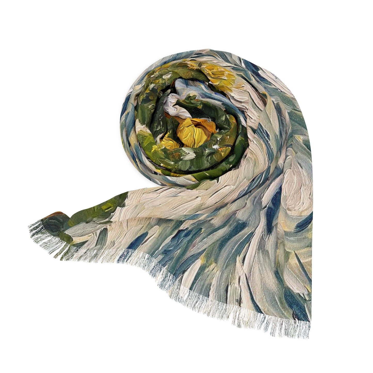 Colorful Scarf — Artistic Lightweight Neck Wrap-  Sunny Day