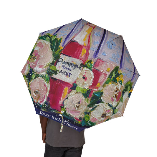 Umbrella- Pink Champagne and Peonies