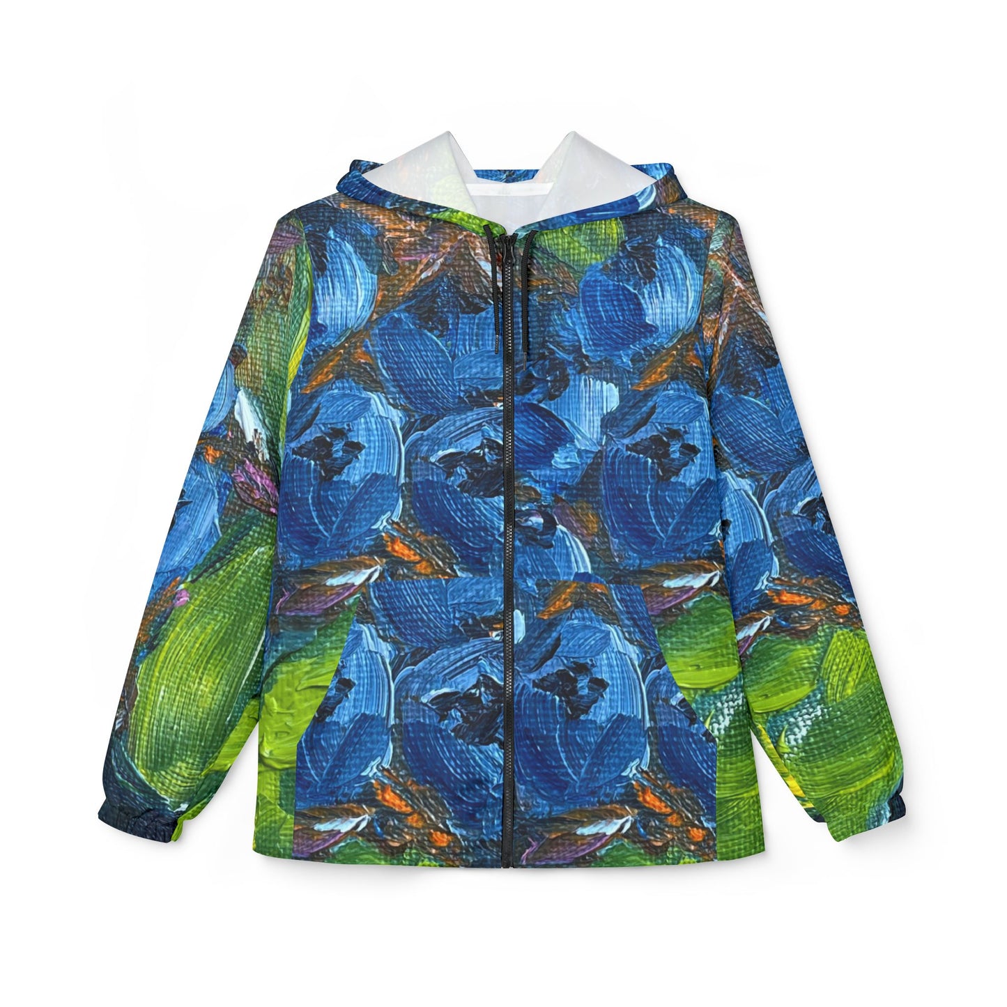 Lightweight Windbreaker Jacket — Blueberries
