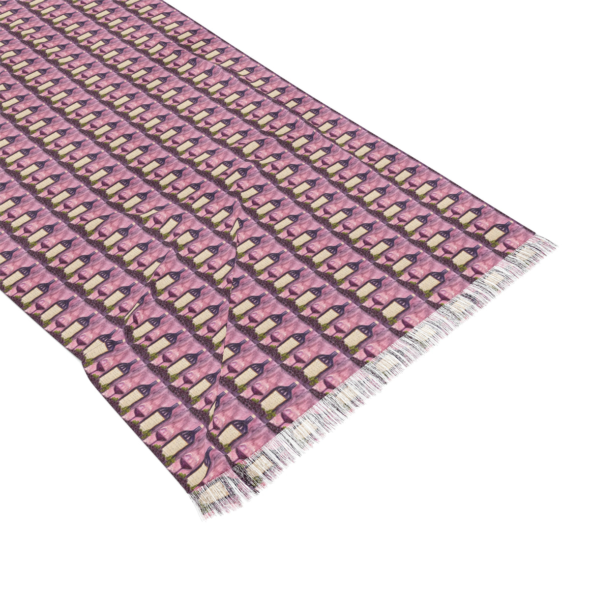 Colorful Scarf — Artistic Lightweight Neck Wrap- Porta Accanto-GBV Tempranillo