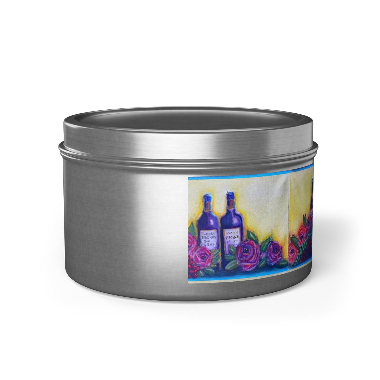 GBV Wine and Roses Tin Candle