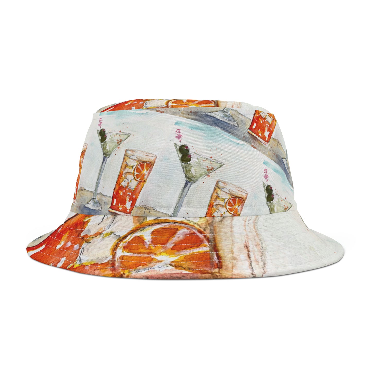 Beach Cocktails Bucket Hat