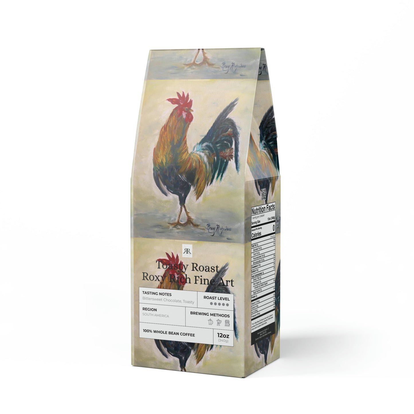 Who you Calling Chicken?-Rooster- Toasty Roast Coffee 12.0z Bag