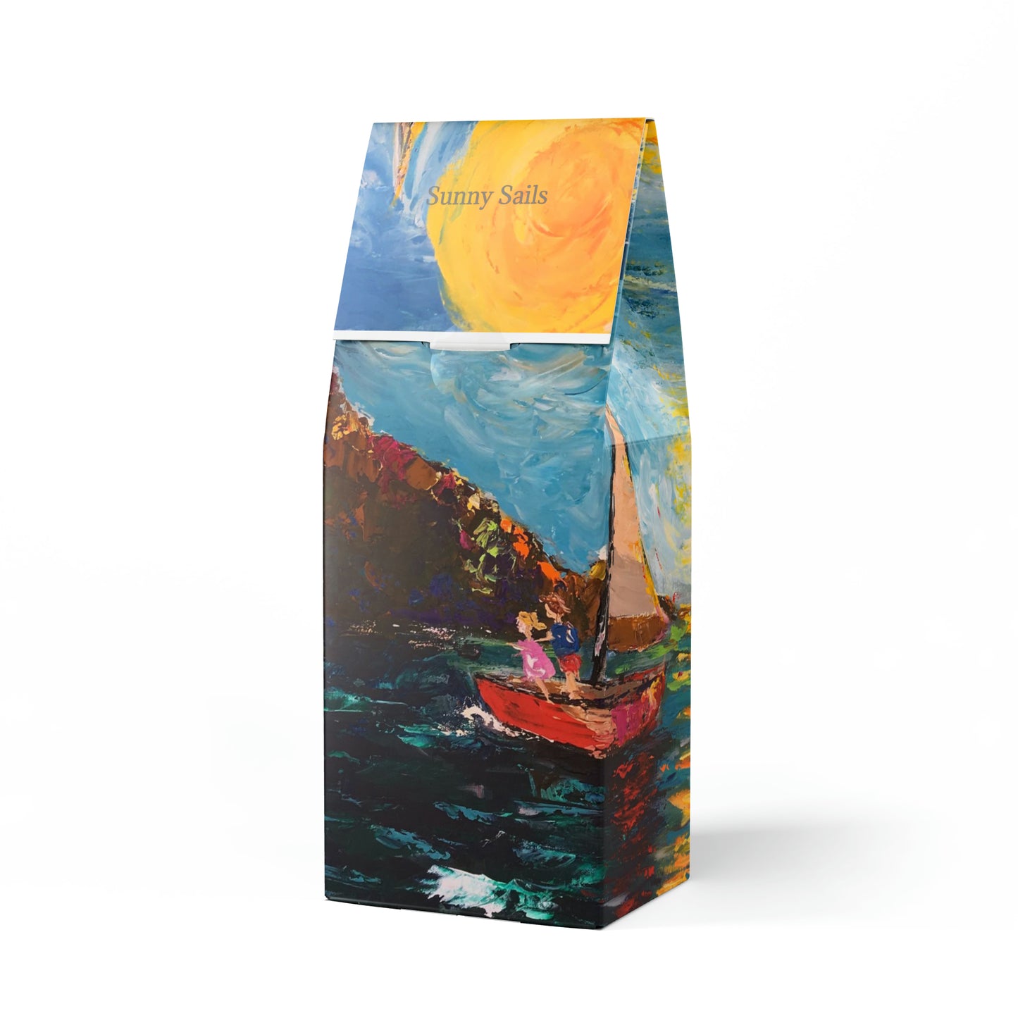 Sunny Sails- Café tostado tostado, bolsa de 12,0 oz