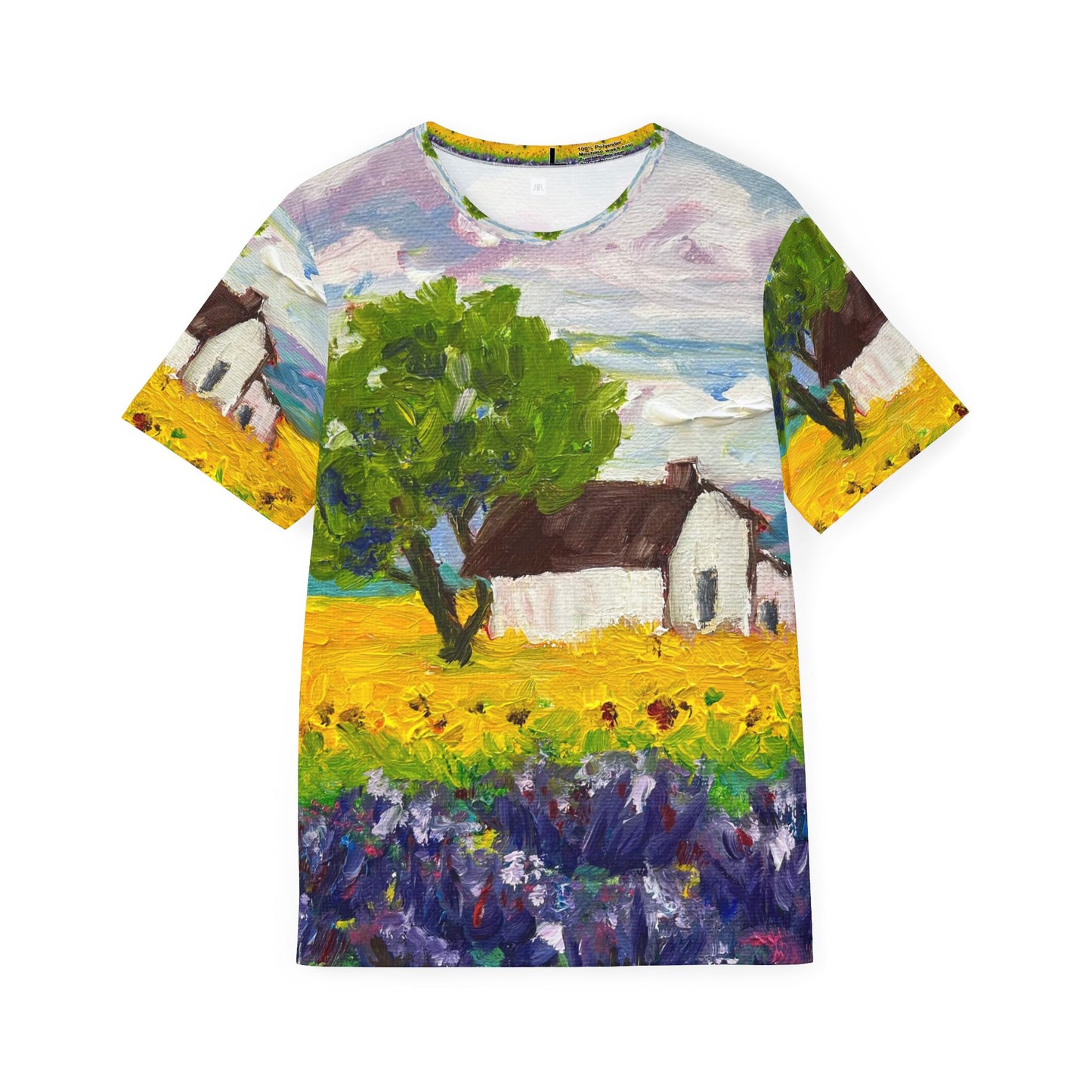 Men's Sports Jersey - Sunflowers and Lavender Provence