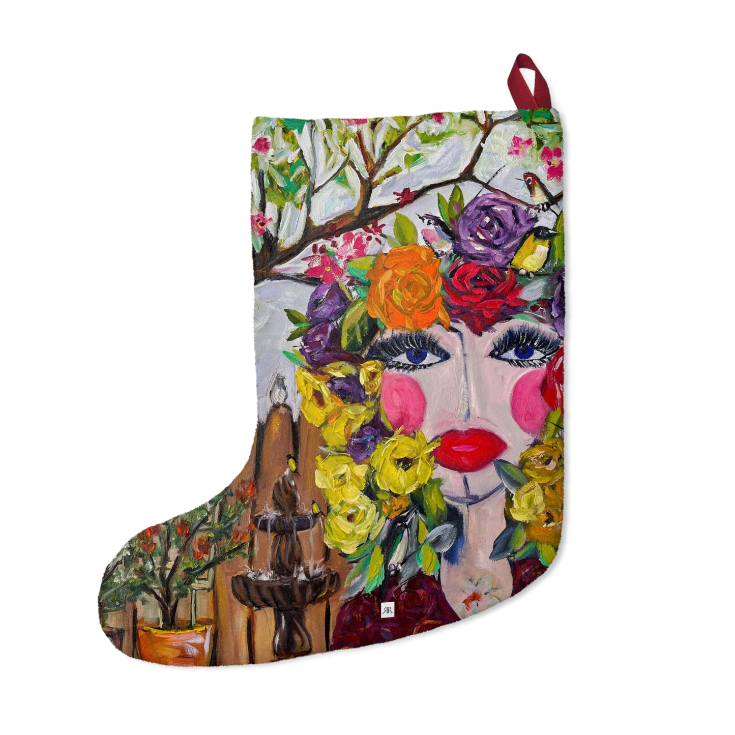 Garden Goddess Christmas Stocking