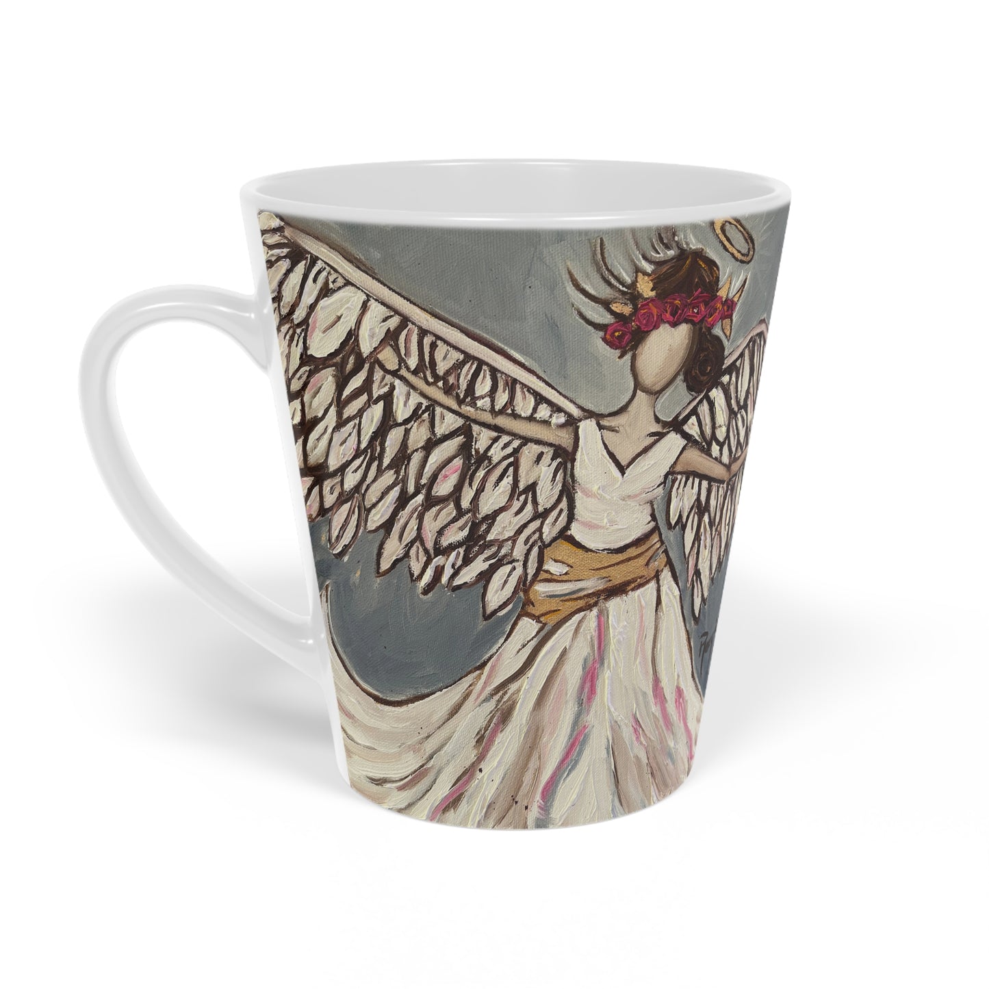 Angel Rising Latte Mug, 12oz