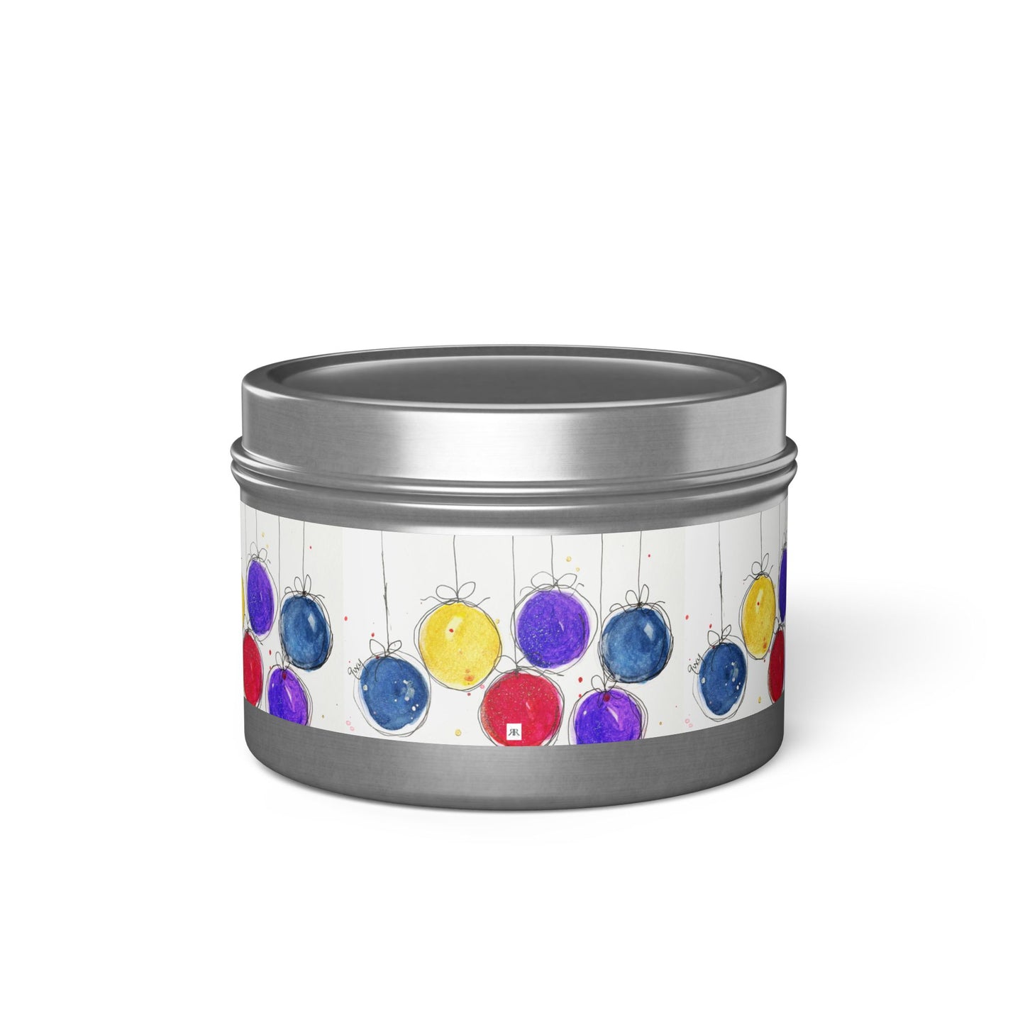 Tin Candle-Christmas Balls