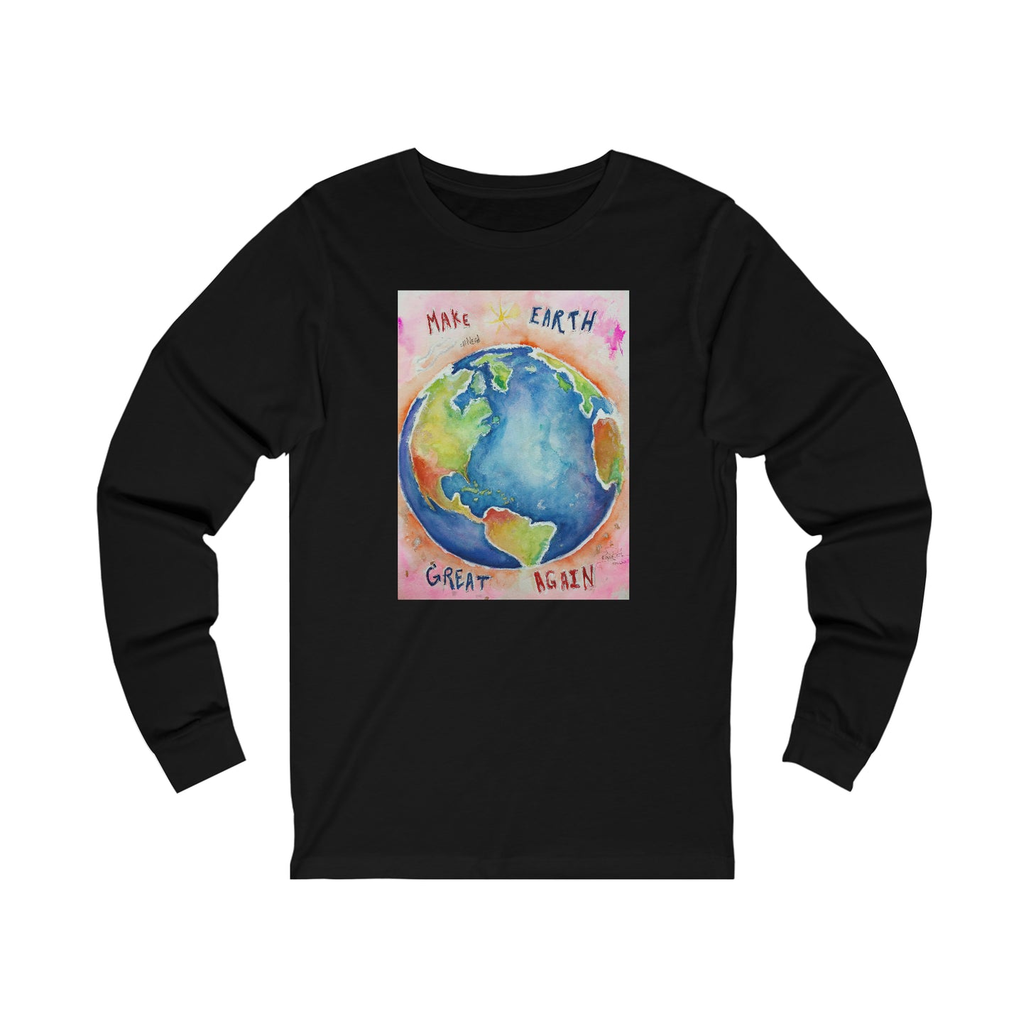 Hacer que la Tierra vuelva a ser grandiosa camiseta unisex Jersey de manga larga