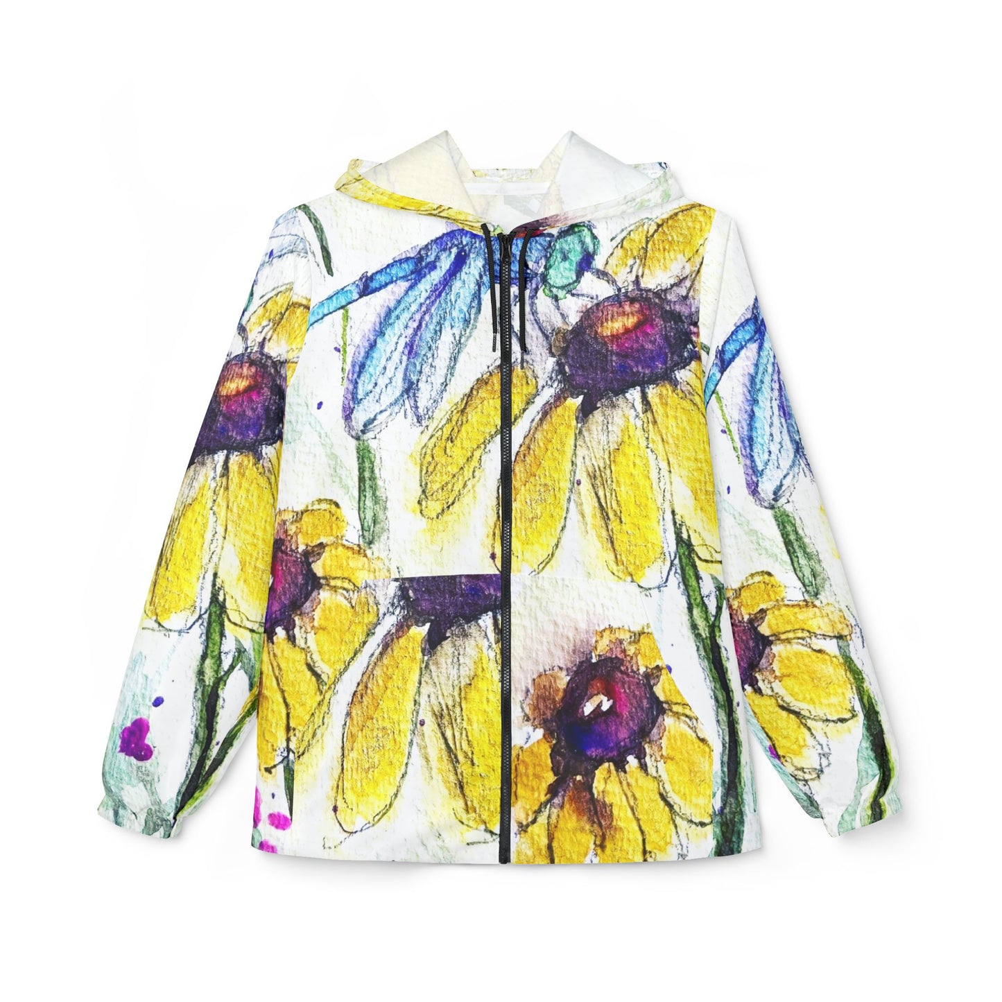 Lightweight Windbreaker Jacket — Blue Dragonfly